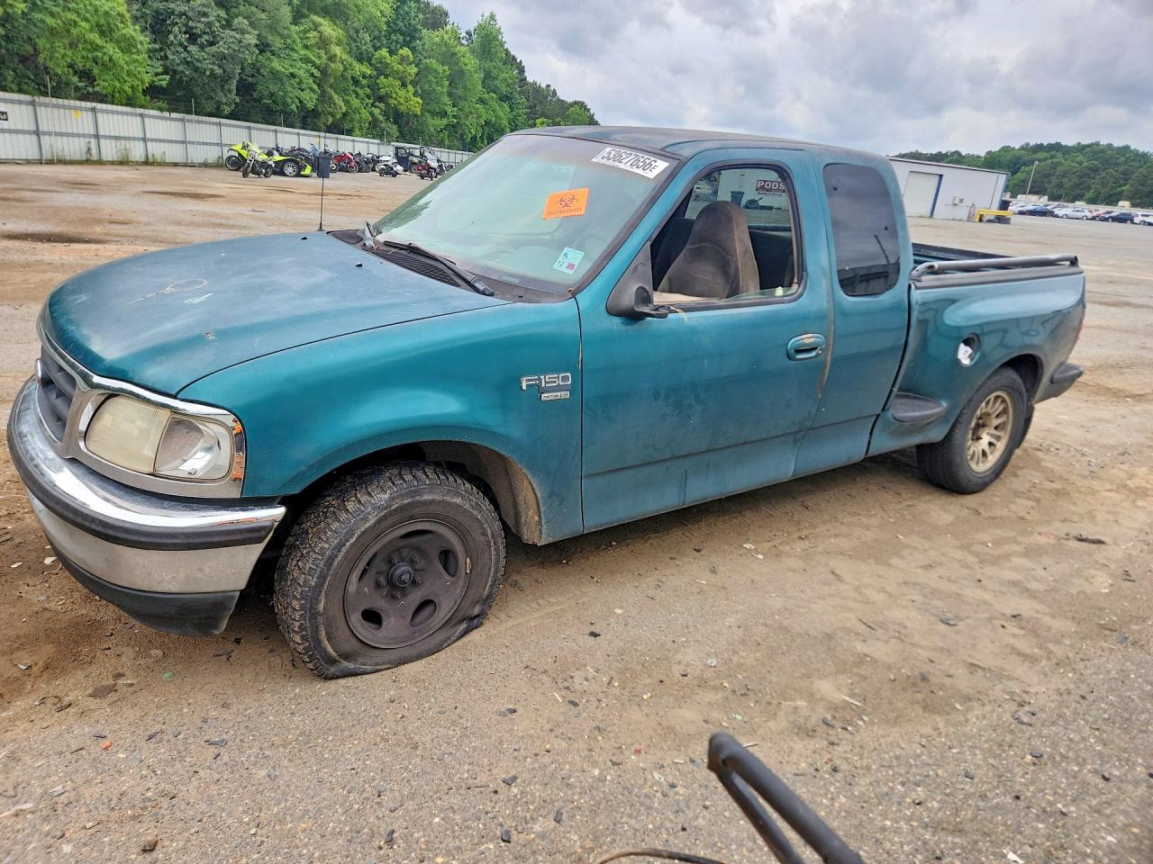 1998 Ford F150 Green vin: 1FTZX0768WKA31376