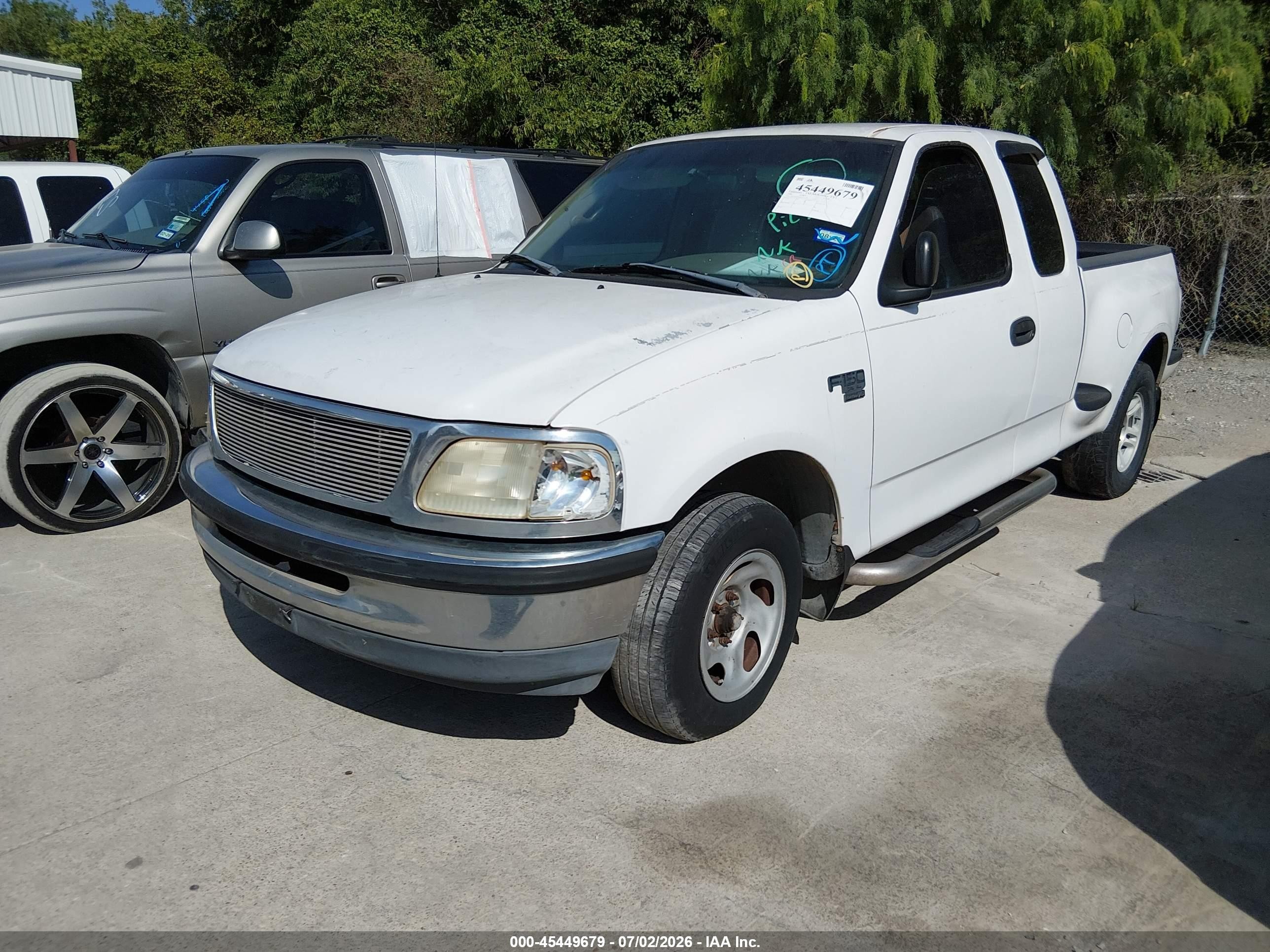 1998 Ford F-150 Lariat/xl/xlt White vin: 1FTZX076XWKA27359