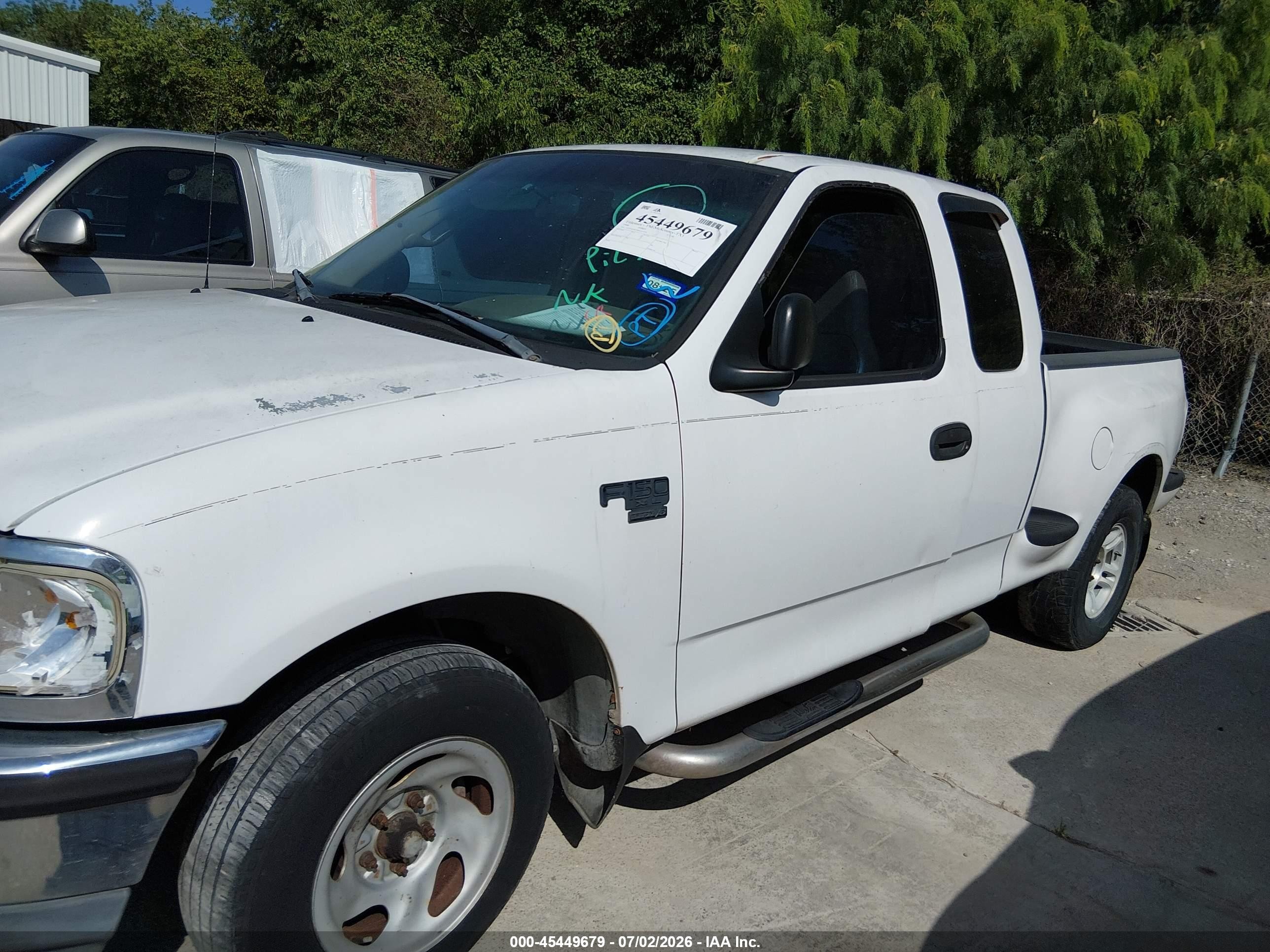 1998 Ford F-150 Lariat/xl/xlt White vin: 1FTZX076XWKA27359