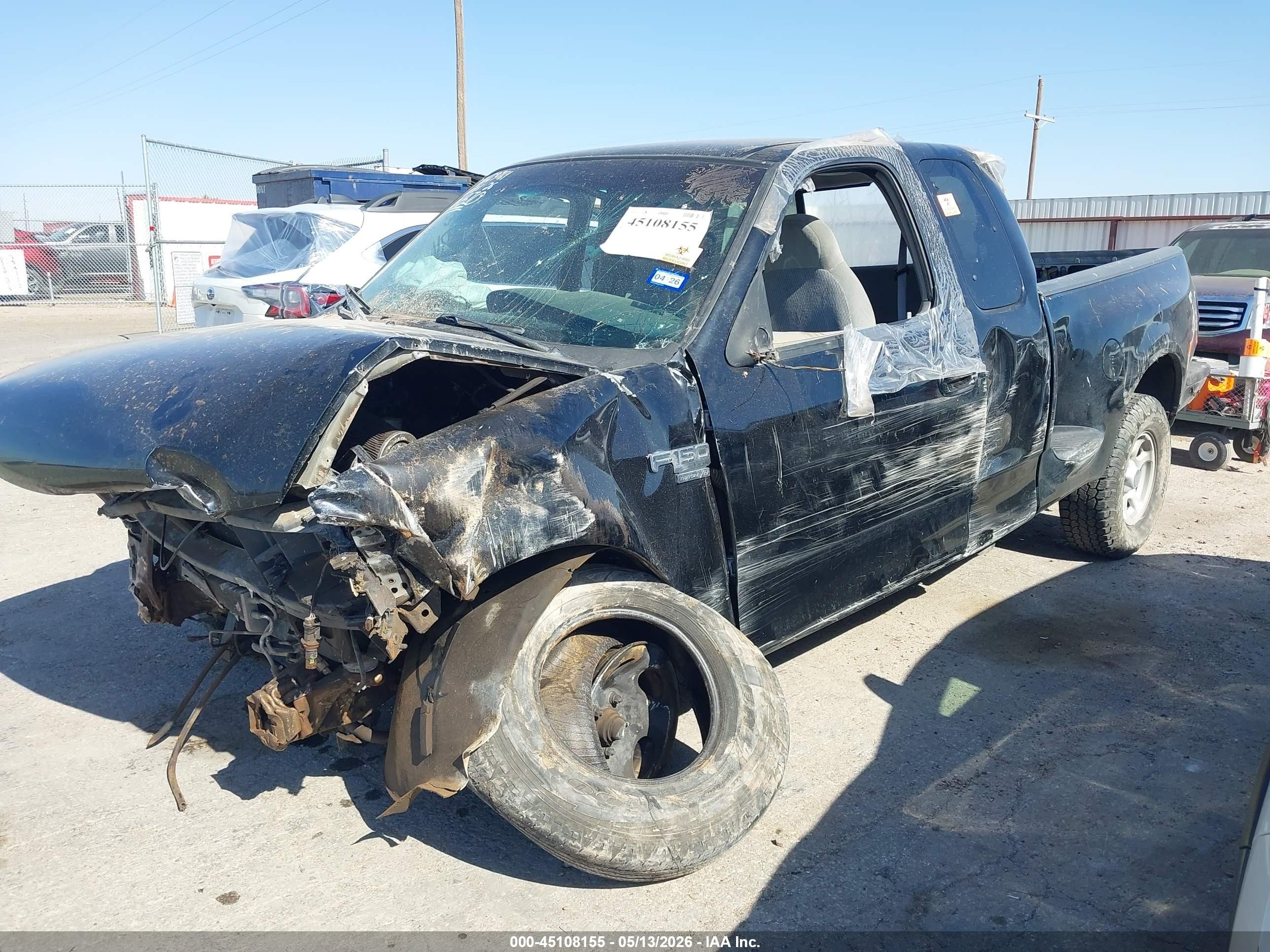 1998 Ford F-150 Lariat/xl/xlt Black vin: 1FTZX07W1WKC28440