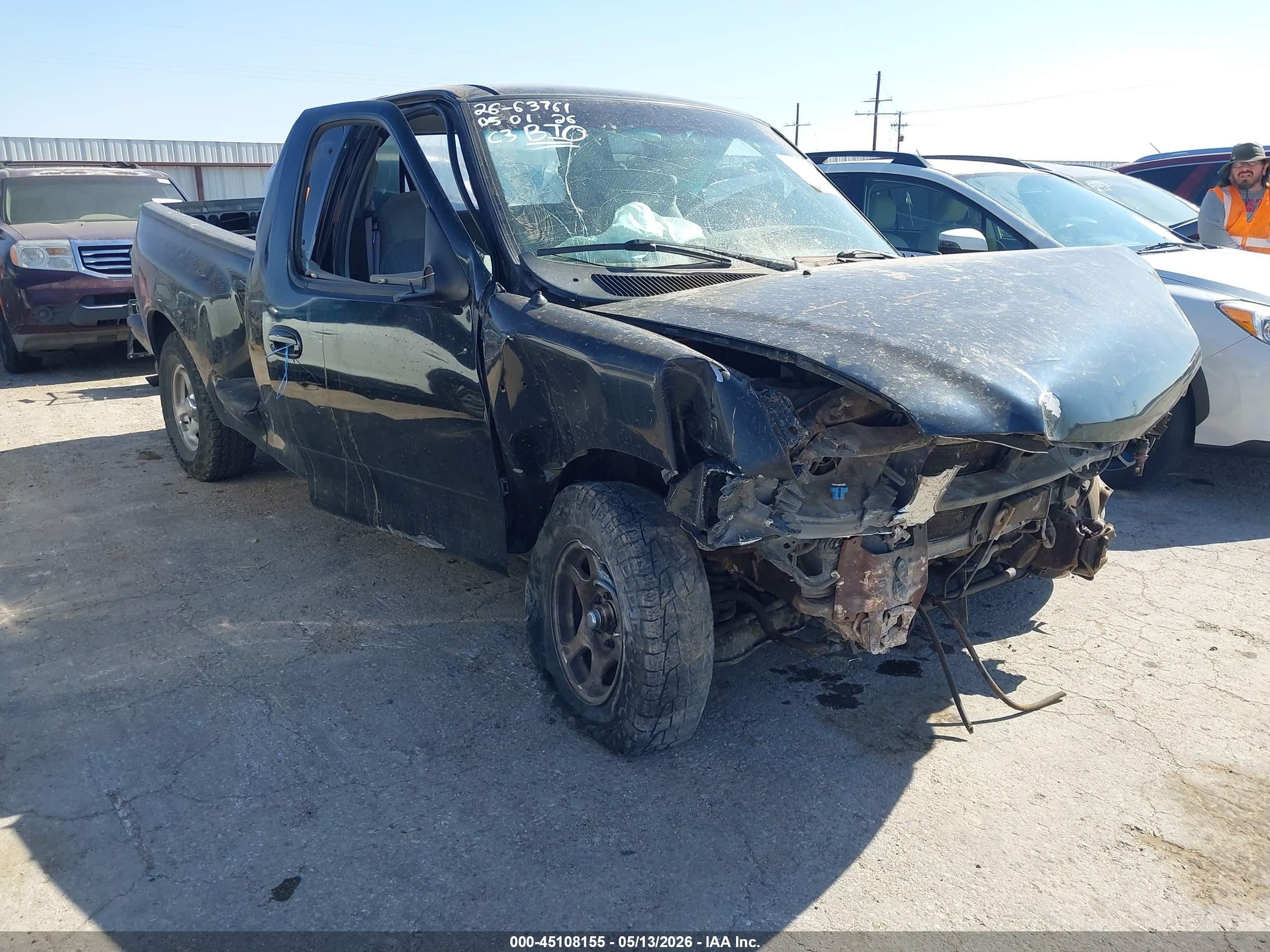 1998 Ford F-150 Lariat/xl/xlt Black vin: 1FTZX07W1WKC28440