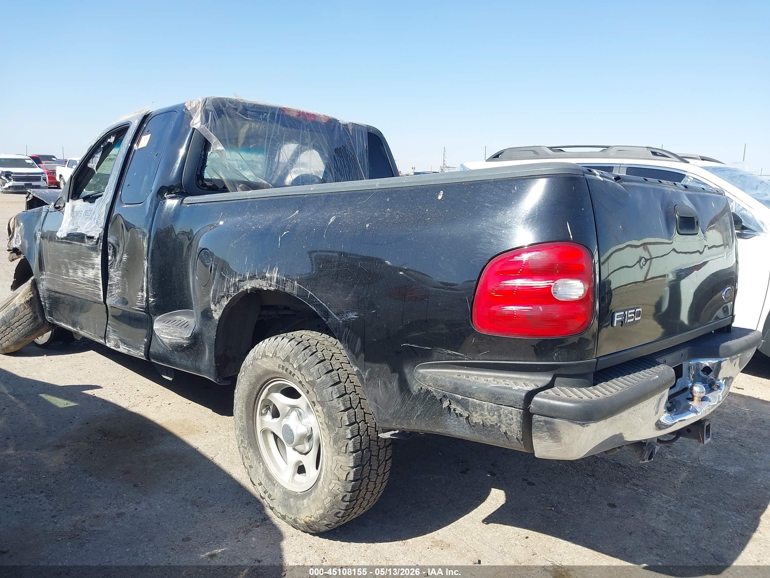 1998 Ford F-150 Lariat/xl/xlt Black vin: 1FTZX07W1WKC28440