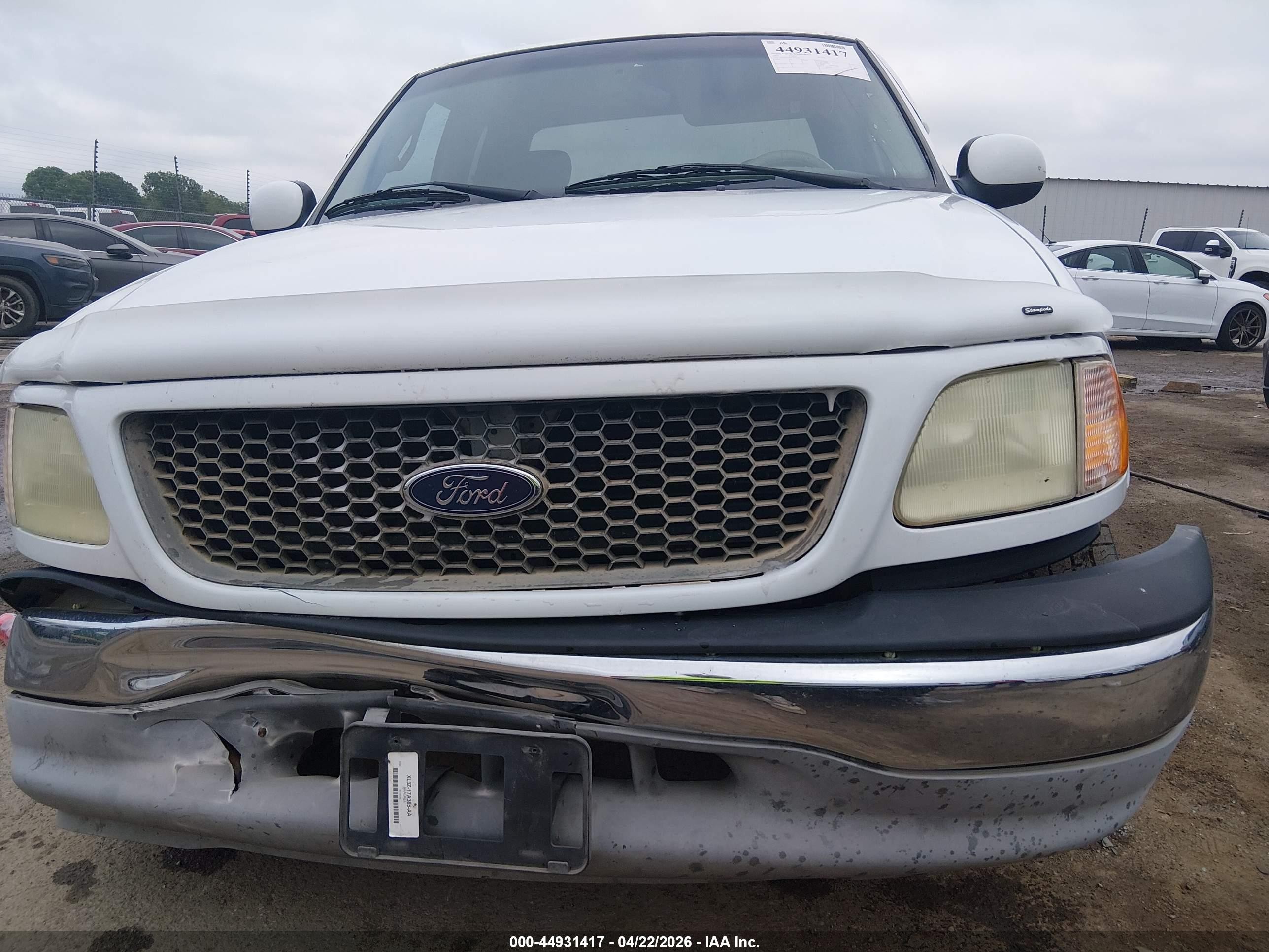 2001 Ford F-150 Xl/xlt Белый vin: 1FTZX17201KB87858