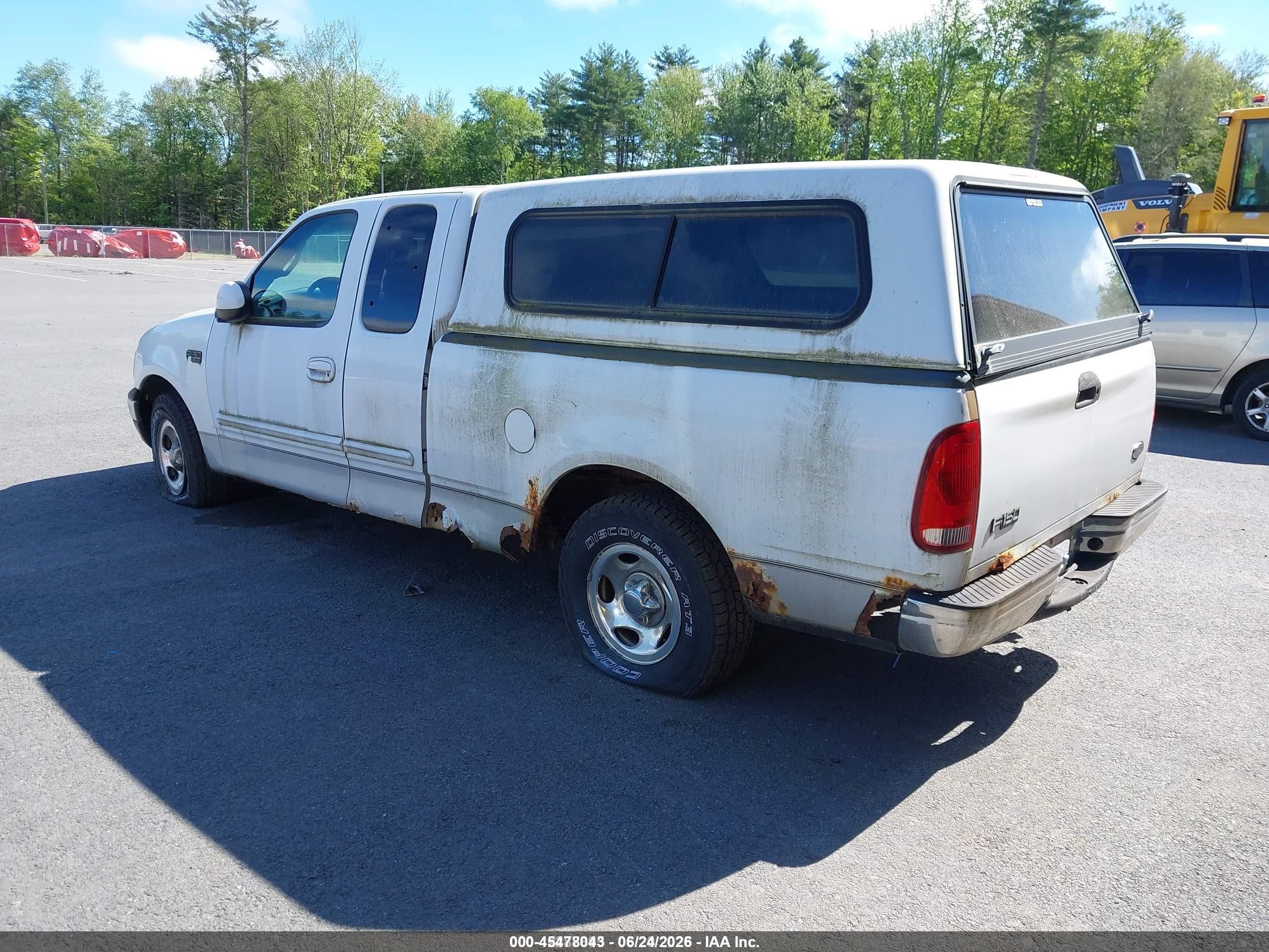 2000 Ford F-150 Work Series/xl/xlt White vin: 1FTZX1720YNB99551