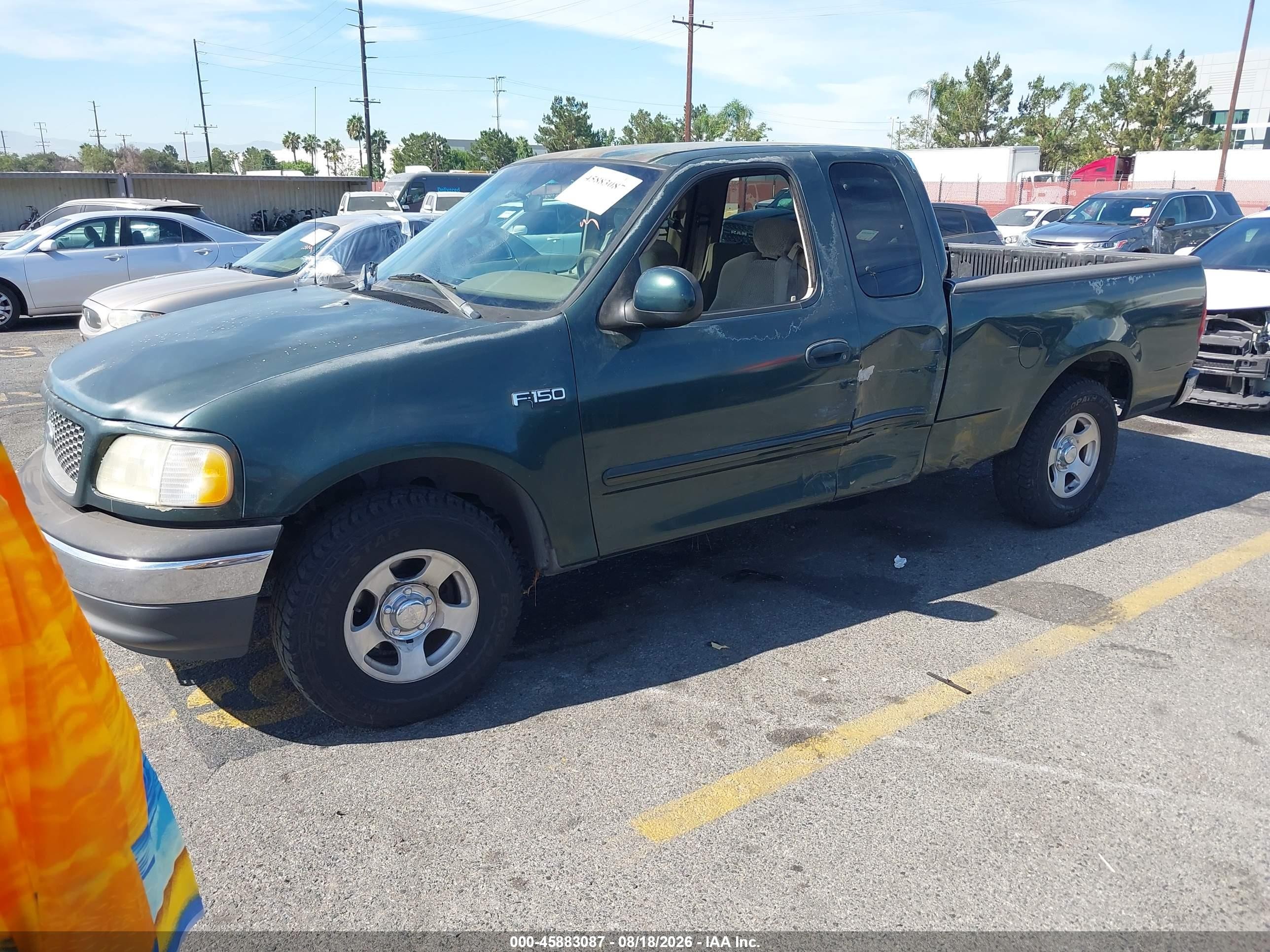 2001 Ford F-150 Xl/xlt Зеленый vin: 1FTZX17211NB69478