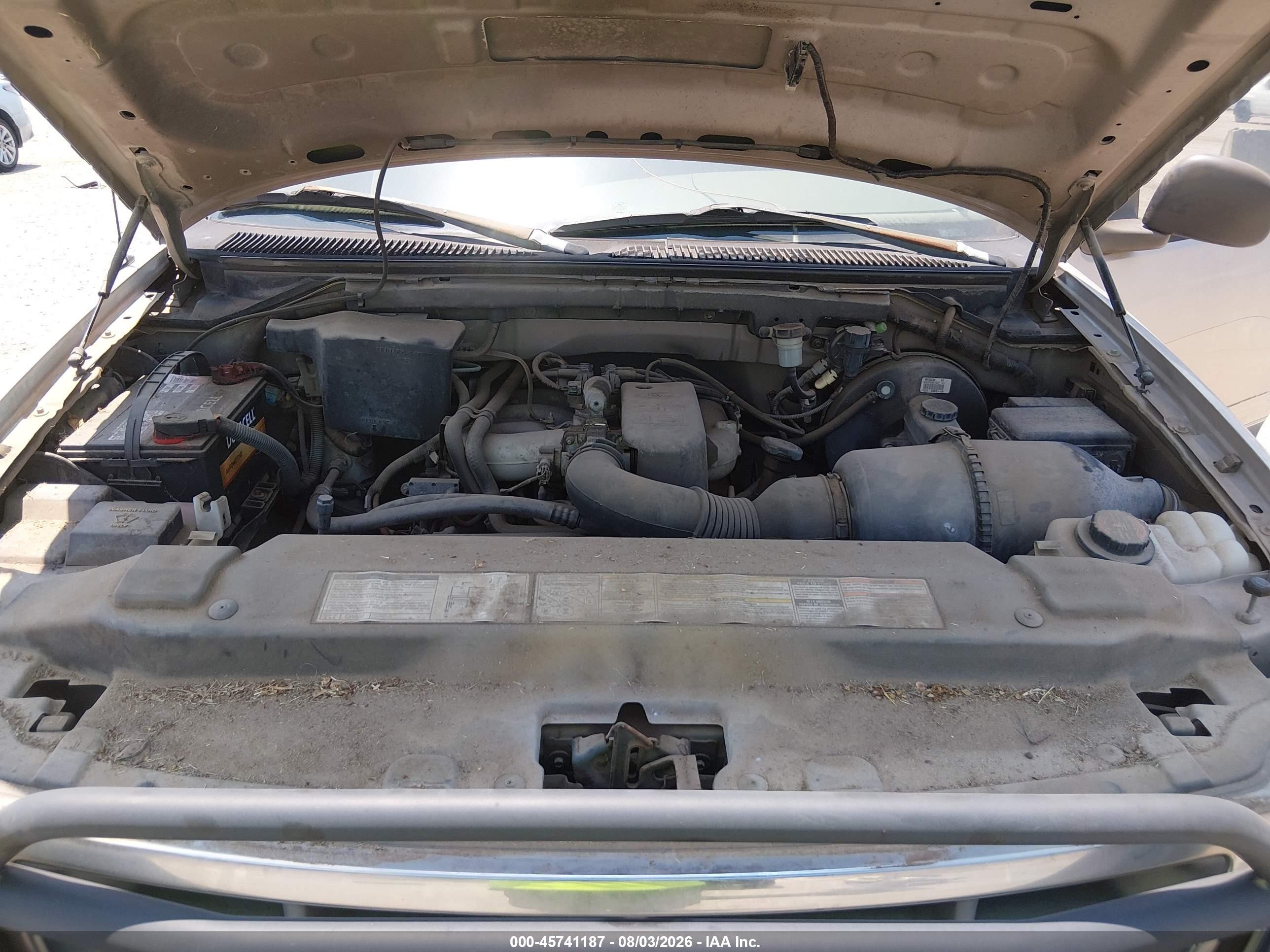 1998 Ford F-150 Standard/xl/xlt Gold vin: 1FTZX1721WKB48624
