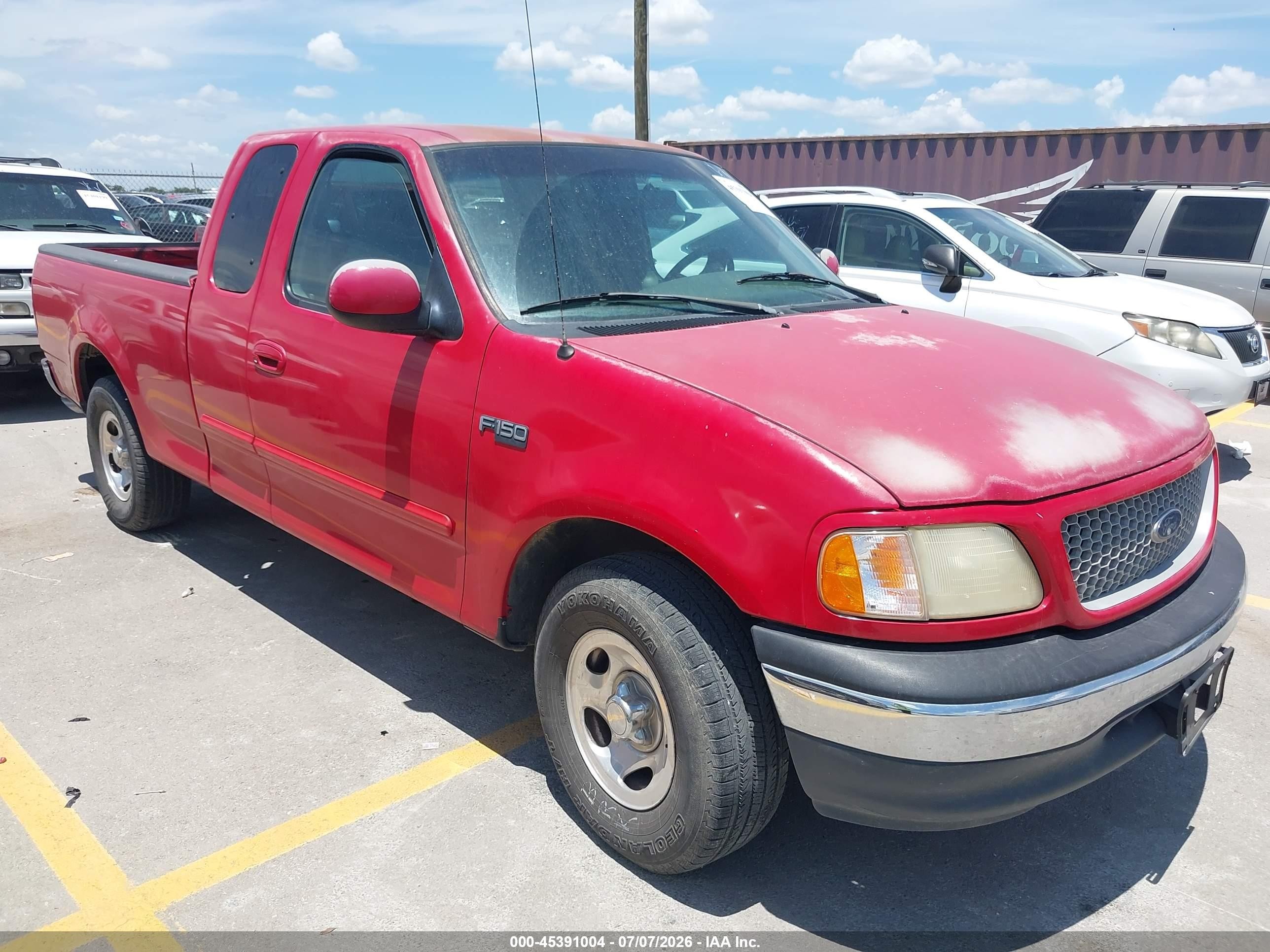1999 Ford F-150 Work Series/xl/xlt Красный vin: 1FTZX1721XKB75078