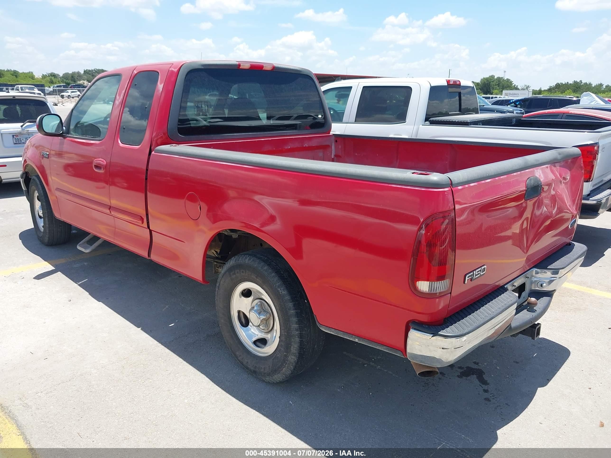 1999 Ford F-150 Work Series/xl/xlt Красный vin: 1FTZX1721XKB75078