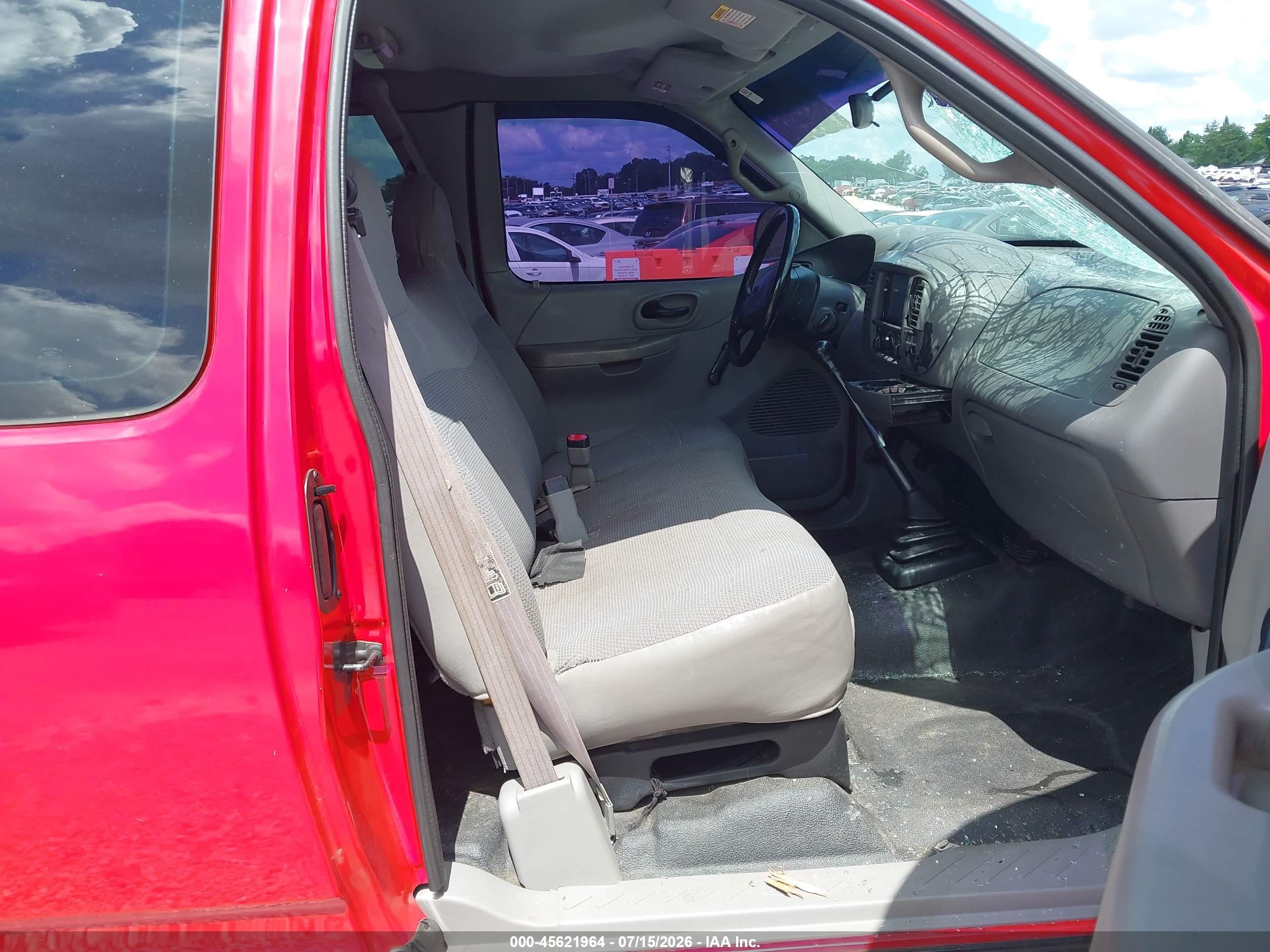 2000 Ford F-150 Work Series/xl/xlt Red vin: 1FTZX1721YKA49627
