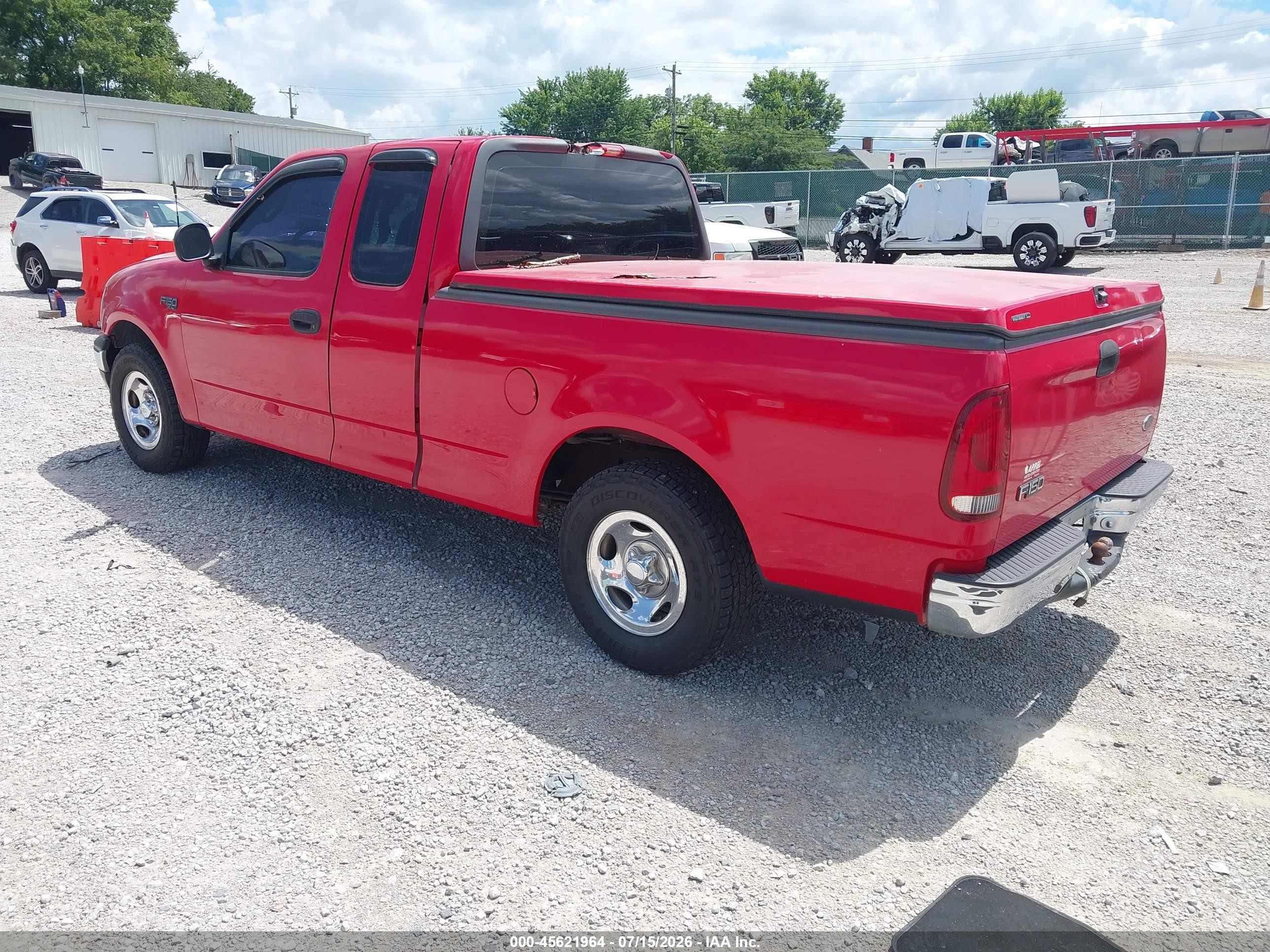 2000 Ford F-150 Work Series/xl/xlt Red vin: 1FTZX1721YKA49627