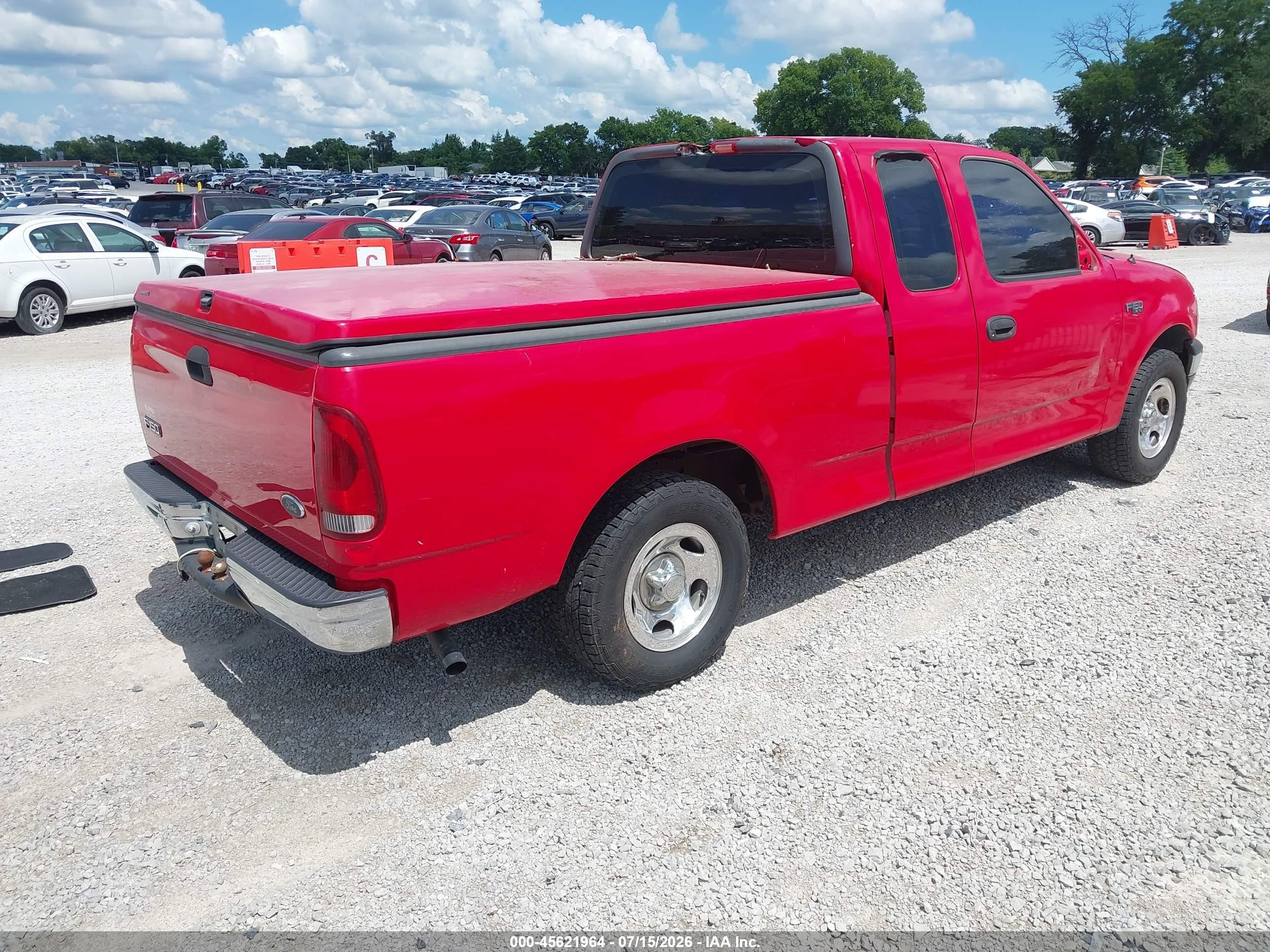 2000 Ford F-150 Work Series/xl/xlt Red vin: 1FTZX1721YKA49627
