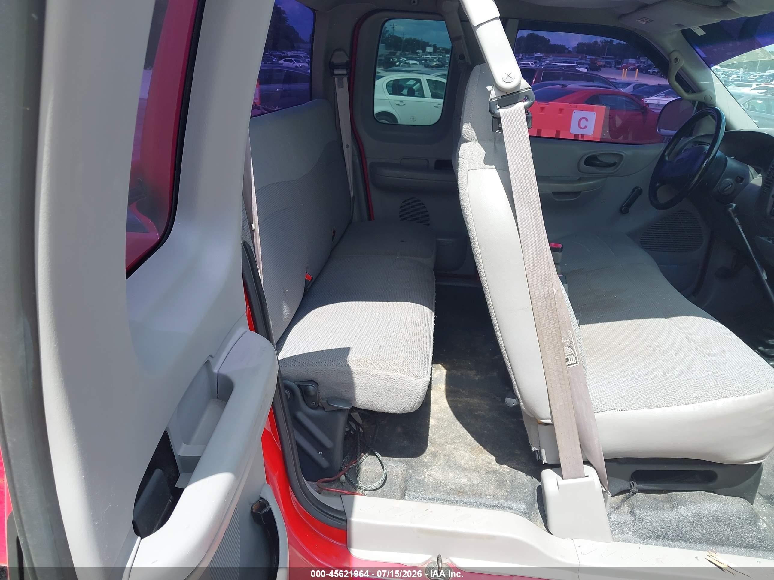 2000 Ford F-150 Work Series/xl/xlt Red vin: 1FTZX1721YKA49627