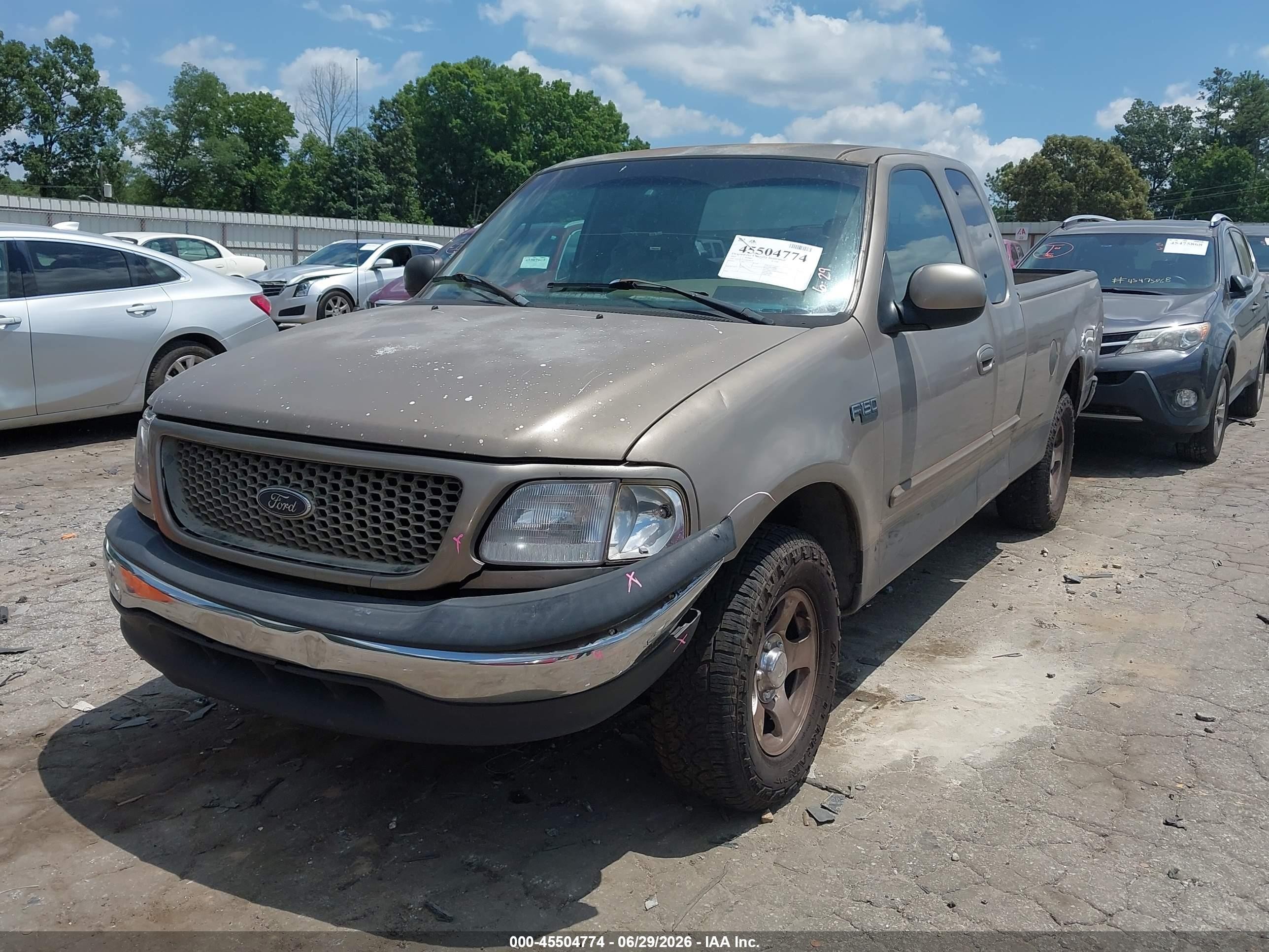 2001 Ford F-150 Xl/xlt Brown vin: 1FTZX17221NA48636