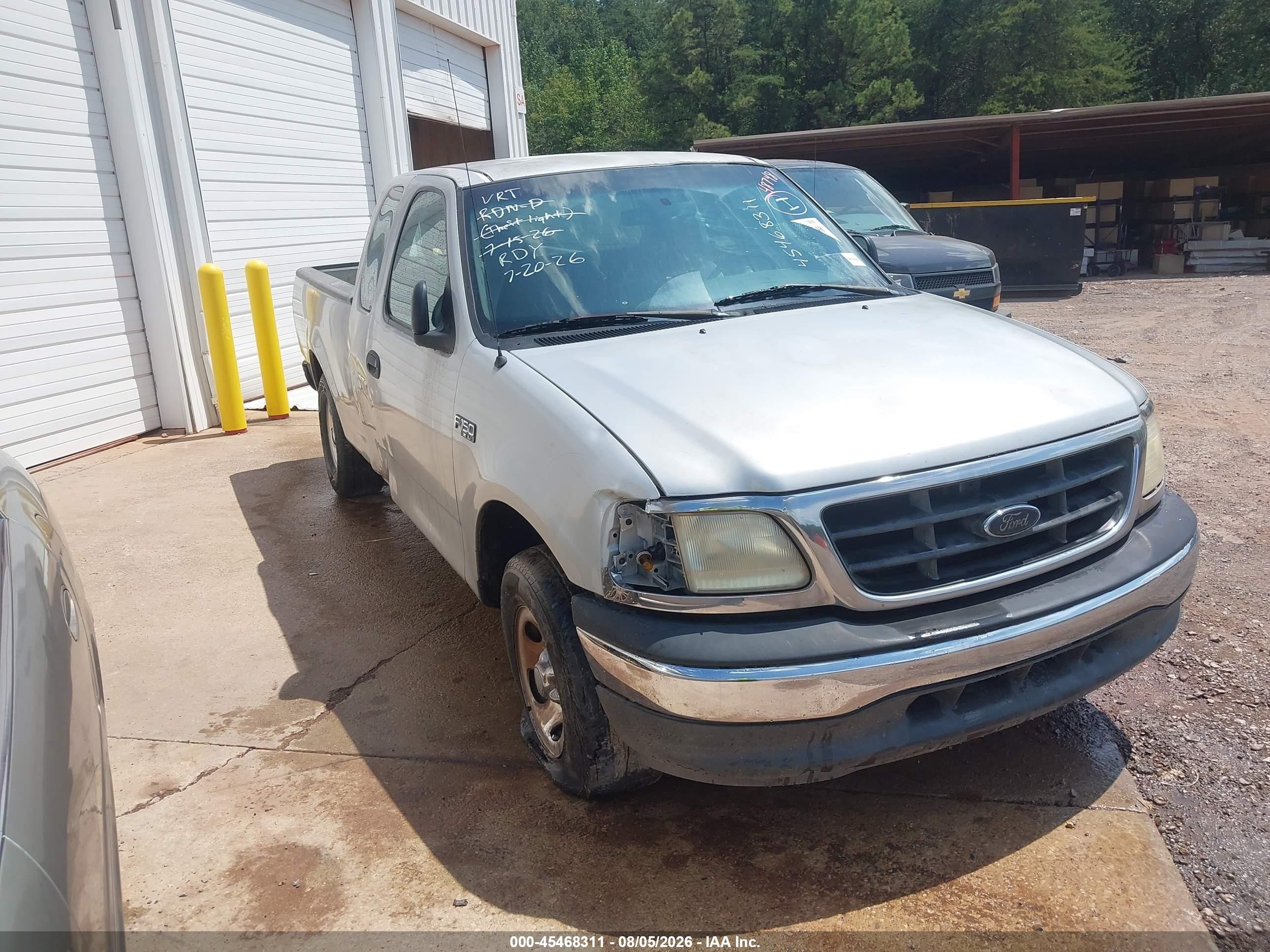 2000 Ford F-150 Work Series/xl/xlt Gray vin: 1FTZX1722YNA29062