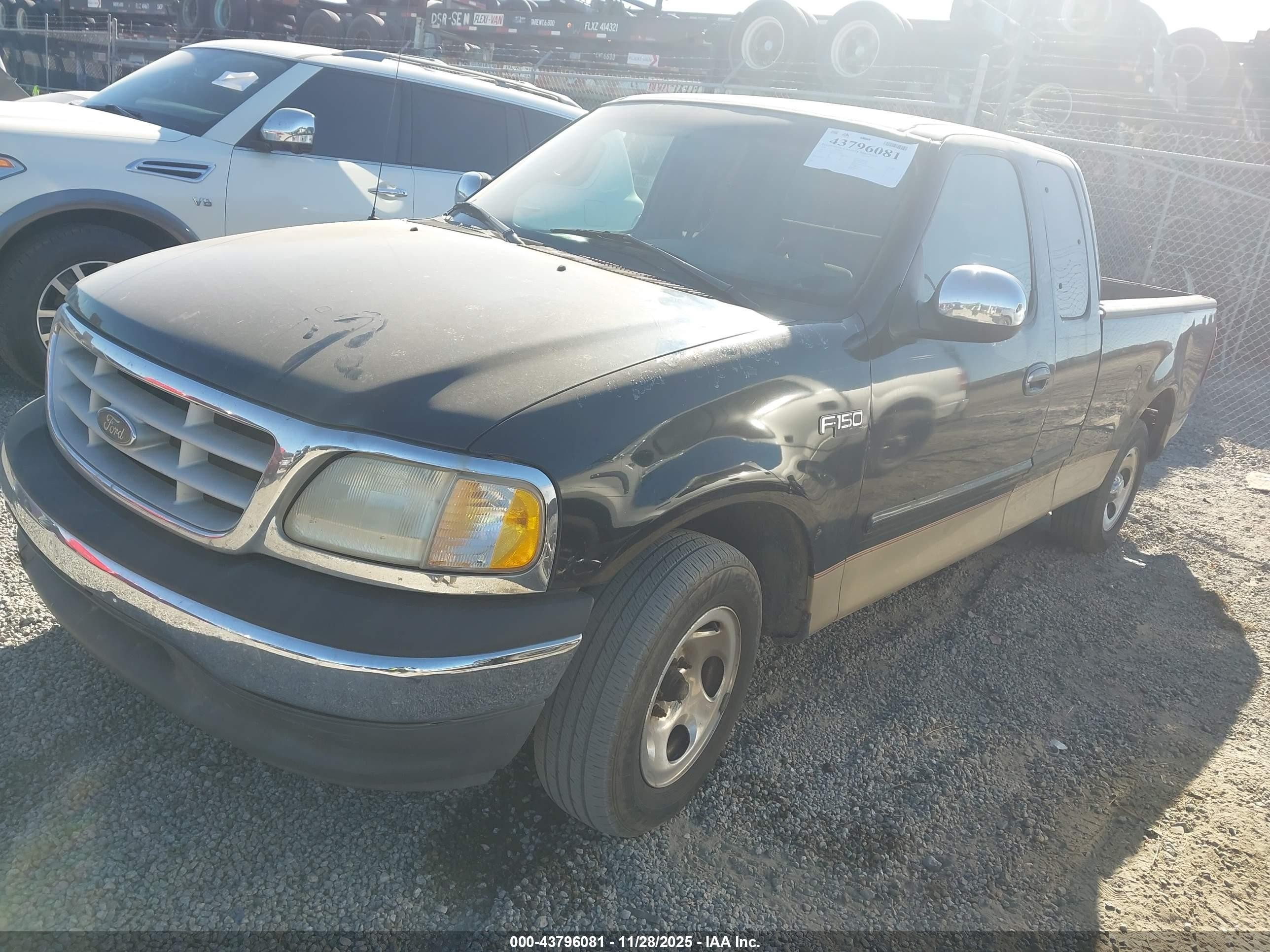 1999 Ford F-150 Work Series/xl/xlt Черный vin: 1FTZX1723XNA76387