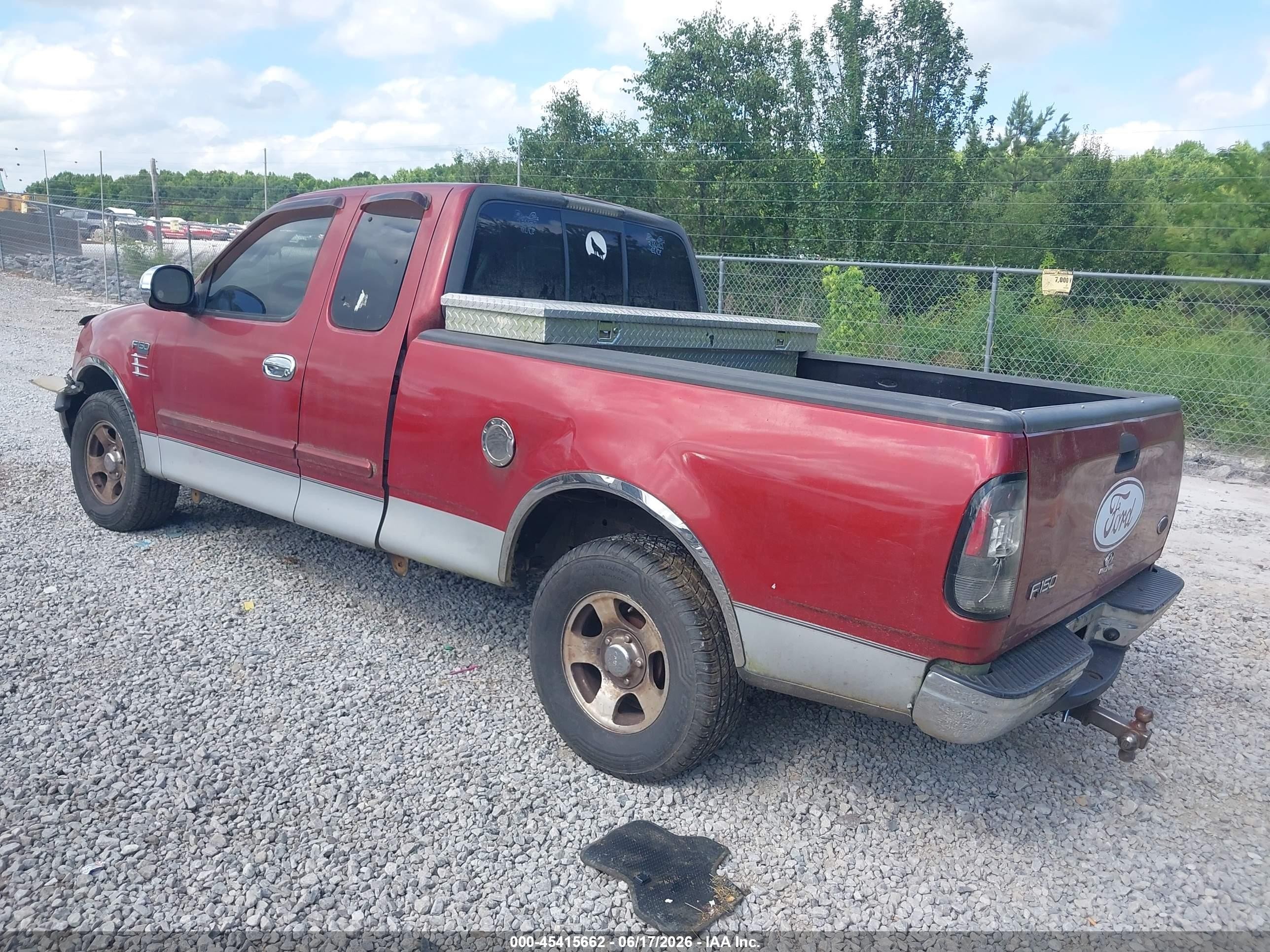 2001 Ford F-150 Xl/xlt Maroon vin: 1FTZX17241NA99863
