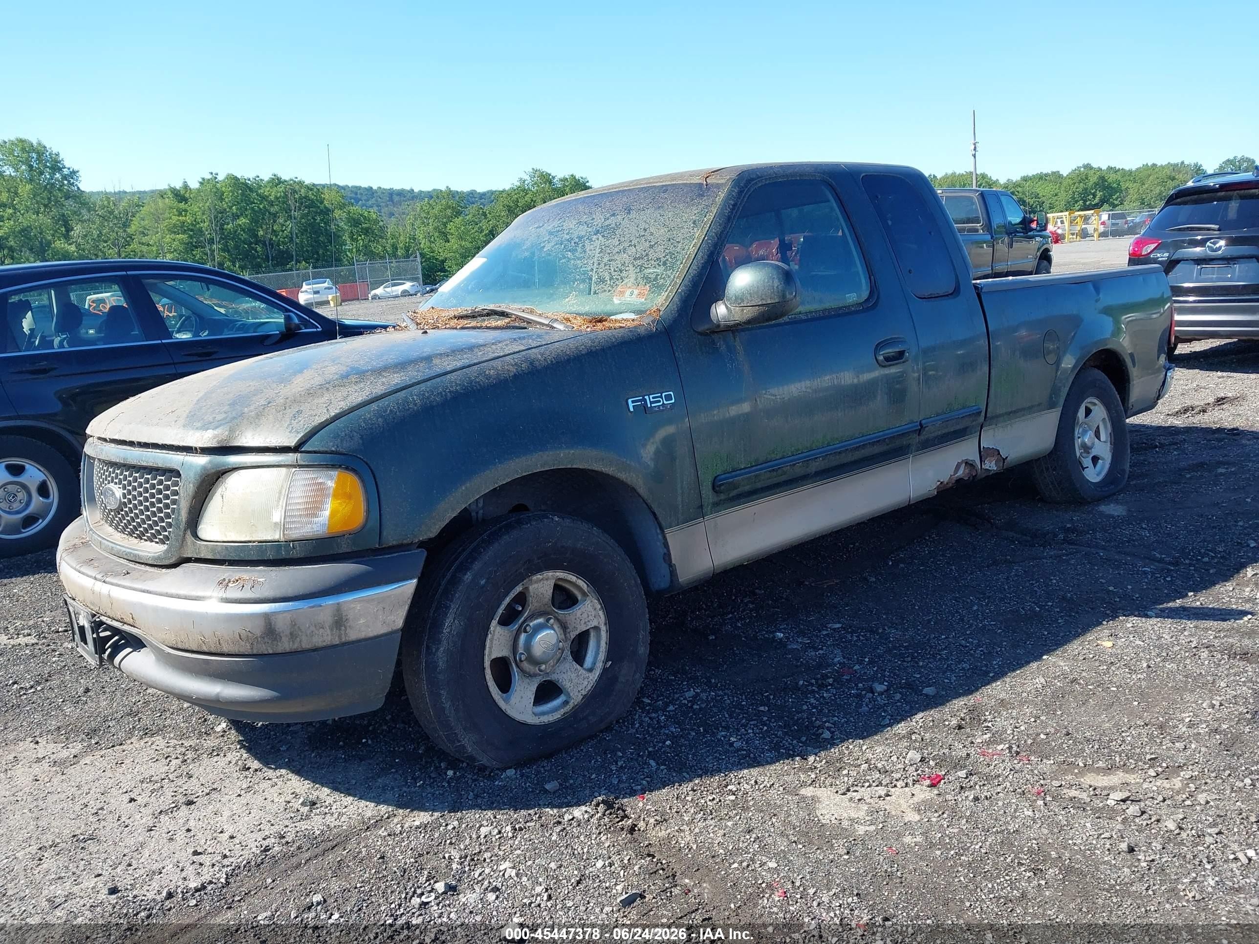 2001 Ford F-150 Xl/xlt Зеленый vin: 1FTZX17241NB50164
