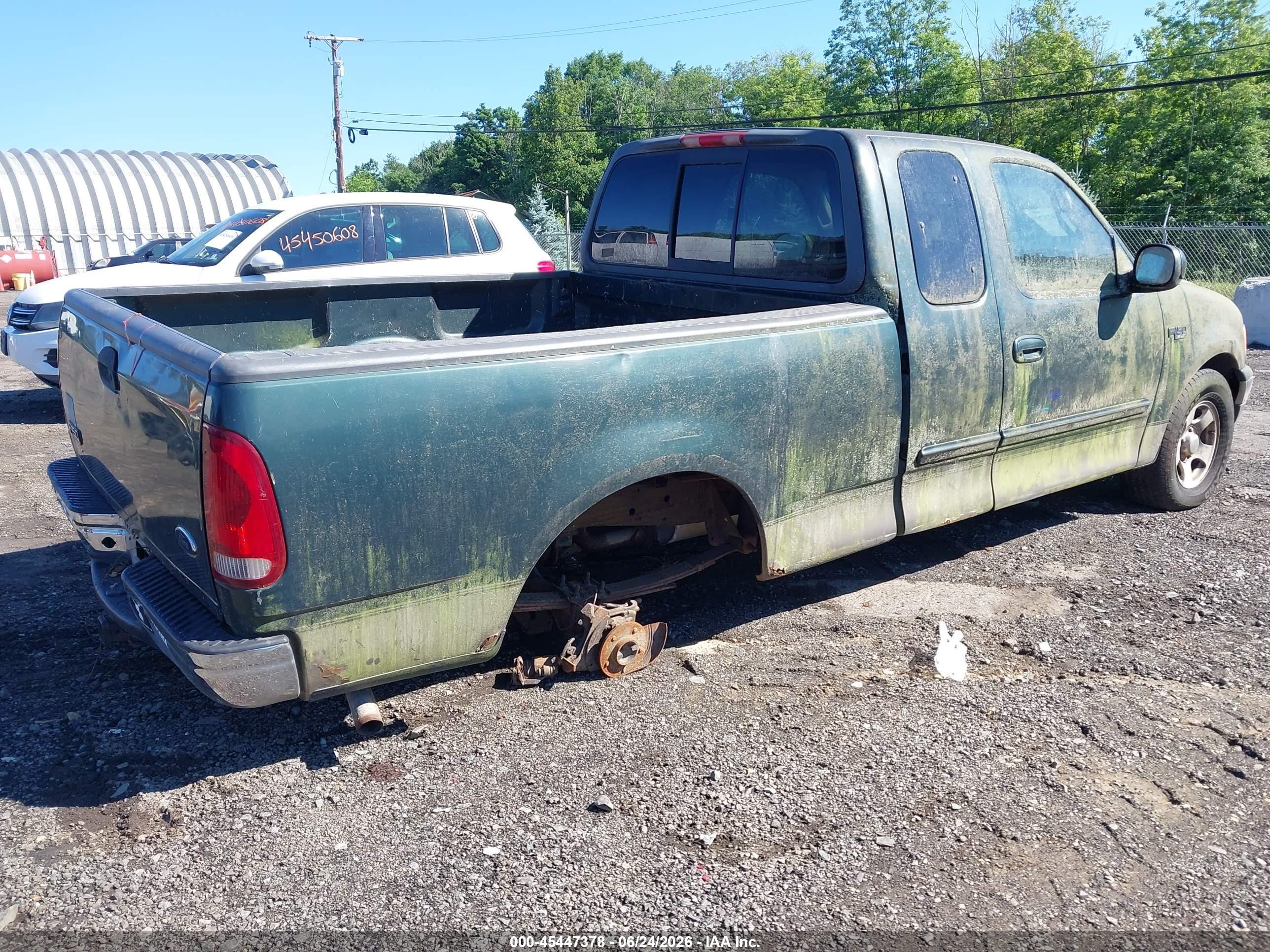2001 Ford F-150 Xl/xlt Зеленый vin: 1FTZX17241NB50164