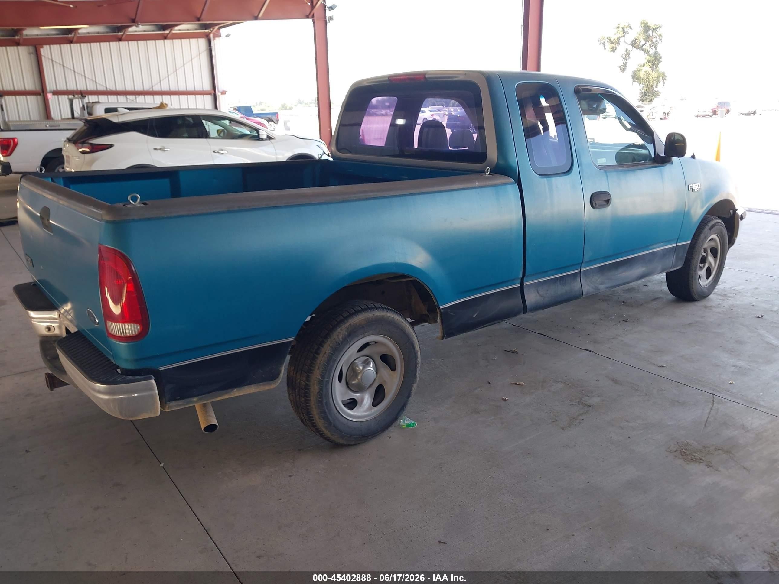 1998 Ford F-150 Standard/xl/xlt Light Blue vin: 1FTZX1724WKA83008