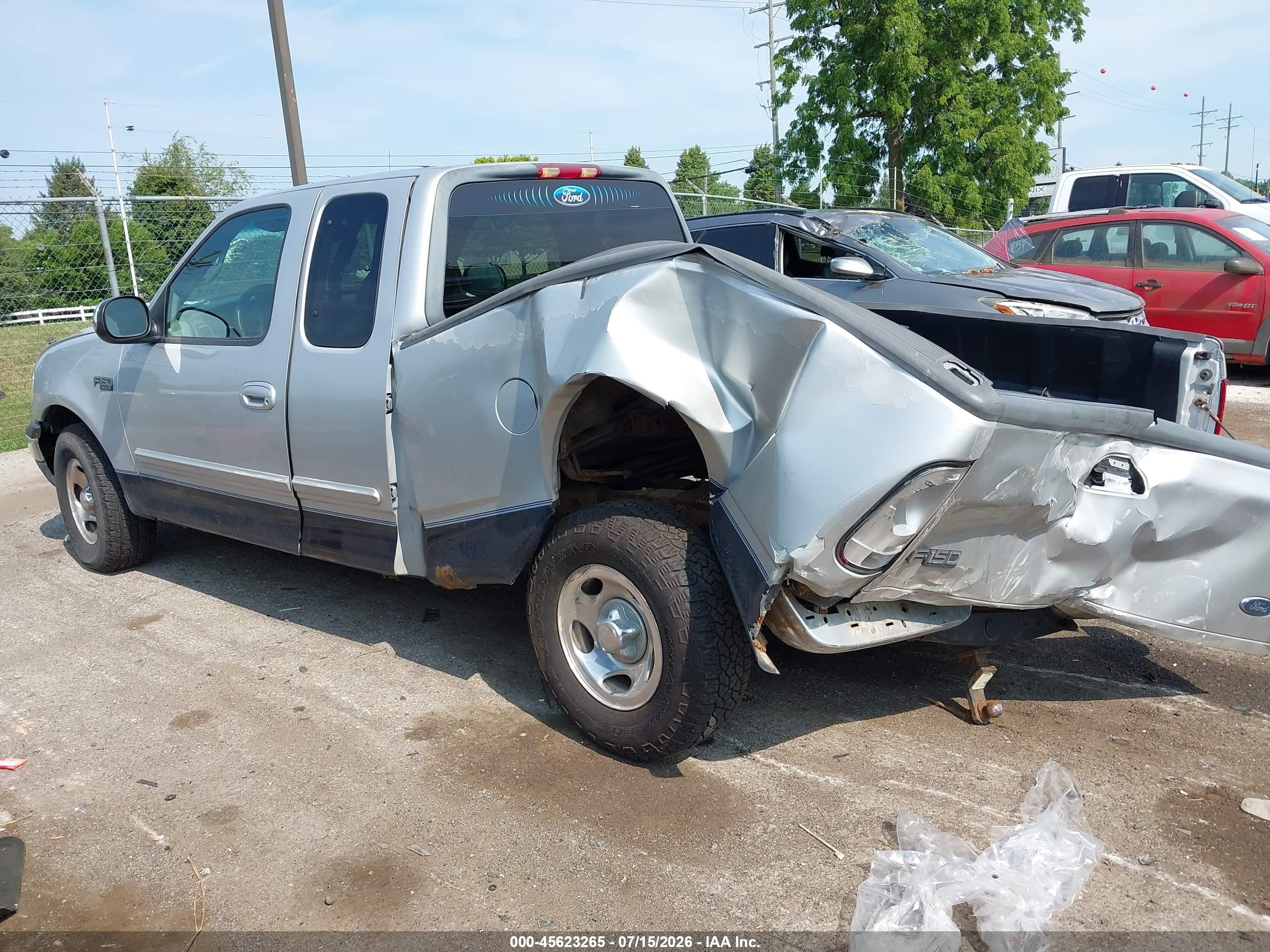 2000 Ford F-150 Work Series/xl/xlt Silver vin: 1FTZX1724YNB72675