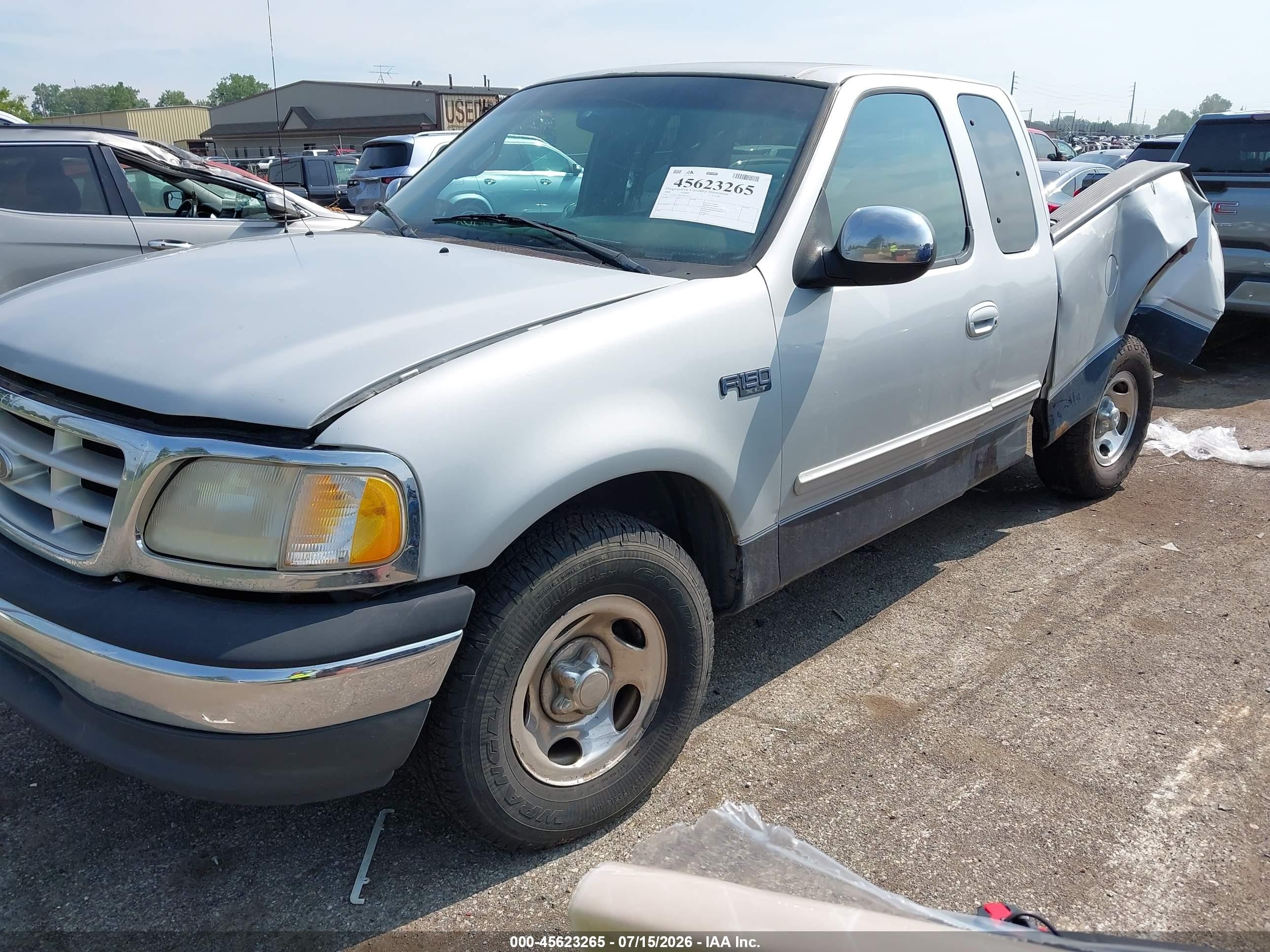 2000 Ford F-150 Work Series/xl/xlt Silver vin: 1FTZX1724YNB72675