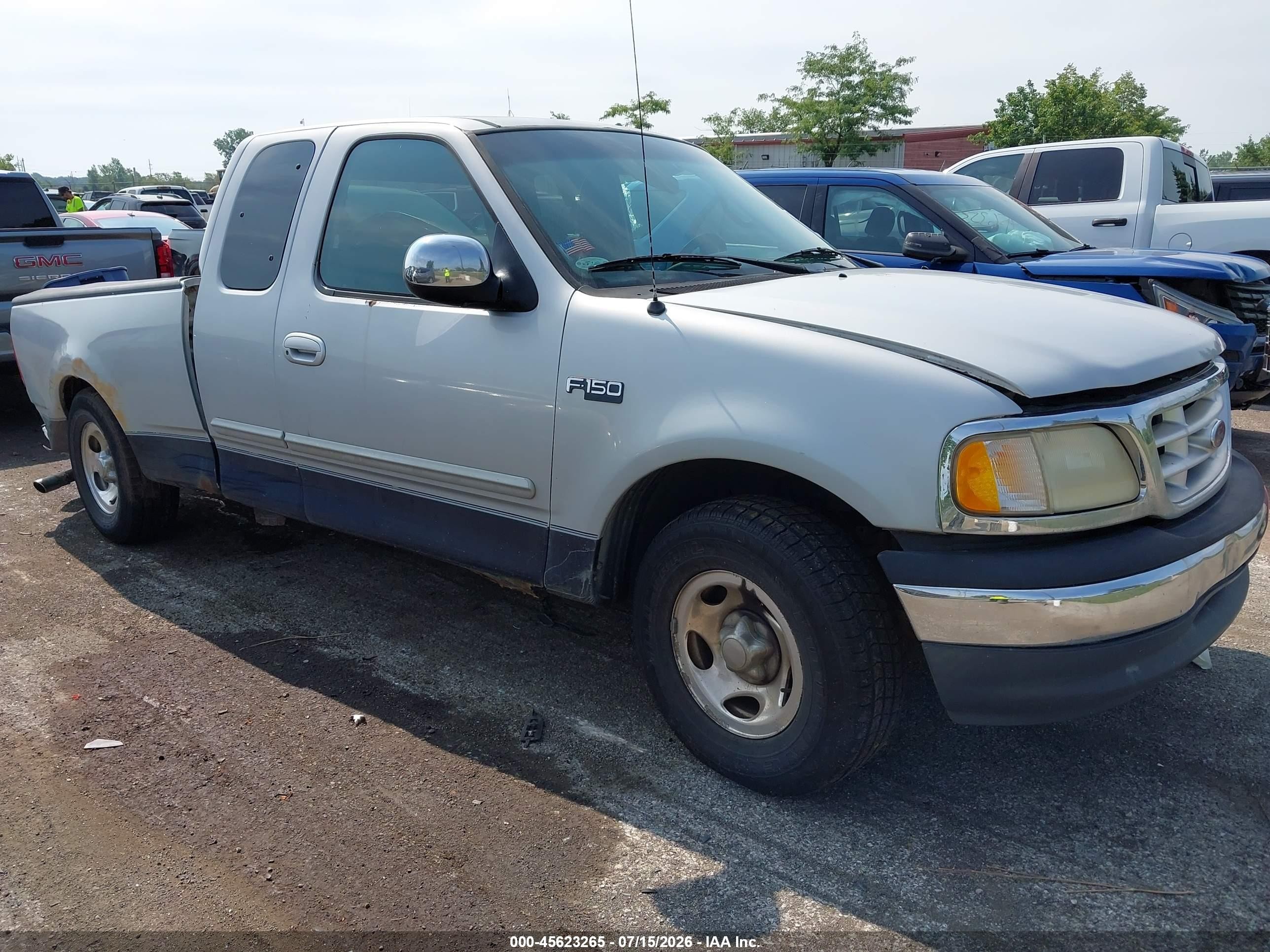 2000 Ford F-150 Work Series/xl/xlt Silver vin: 1FTZX1724YNB72675