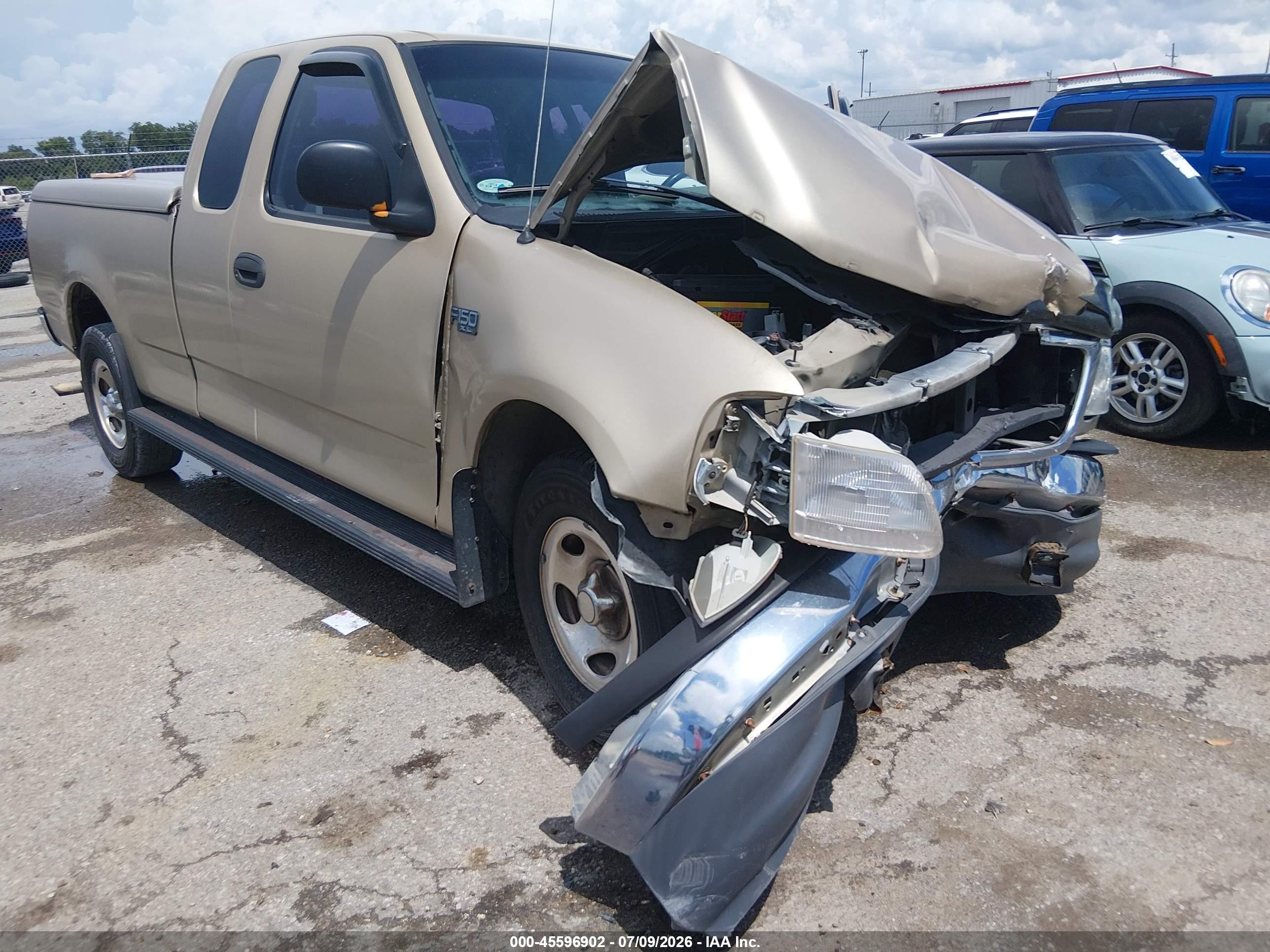 2000 Ford F-150 Work Series/xl/xlt Gold vin: 1FTZX1725YNA78837