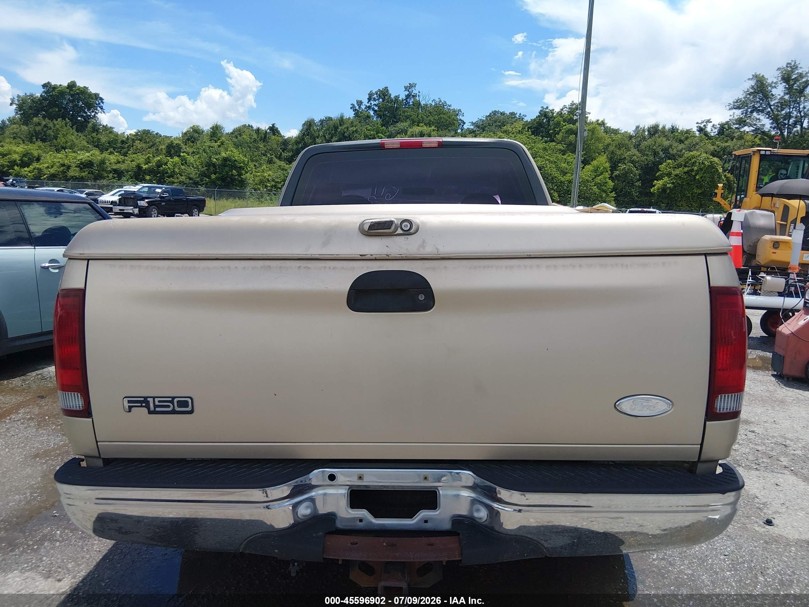 2000 Ford F-150 Work Series/xl/xlt Gold vin: 1FTZX1725YNA78837