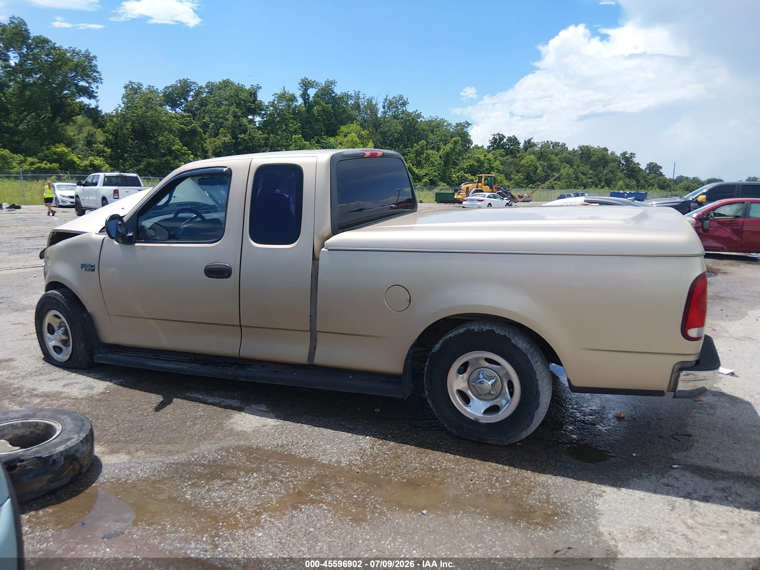 2000 Ford F-150 Work Series/xl/xlt Gold vin: 1FTZX1725YNA78837