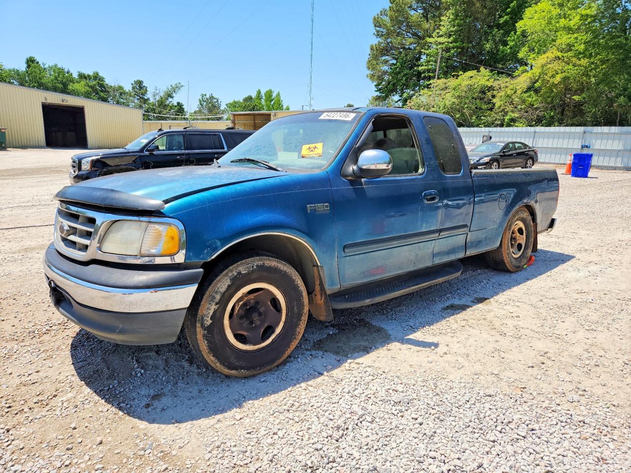 2000 Ford F150 Blue vin: 1FTZX1725YNB36381