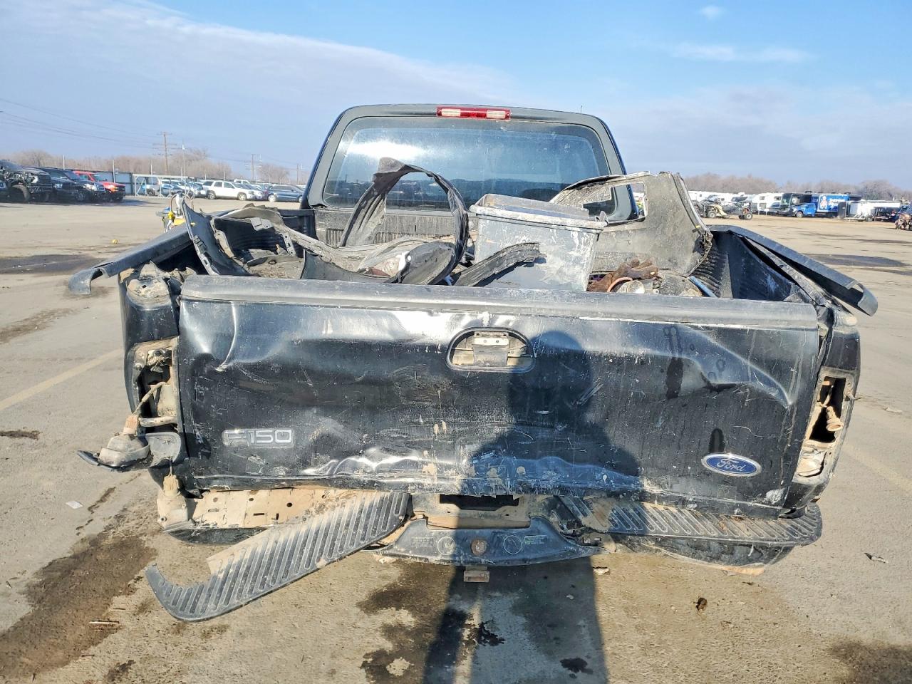 2001 Ford F150 Black vin: 1FTZX17261NB29302