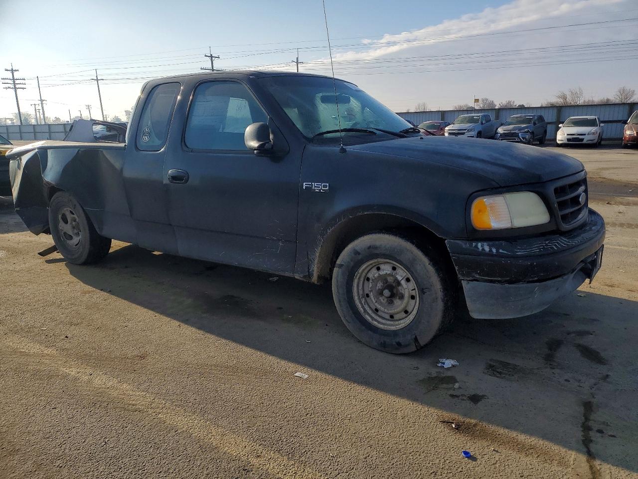 2001 Ford F150 Black vin: 1FTZX17261NB29302
