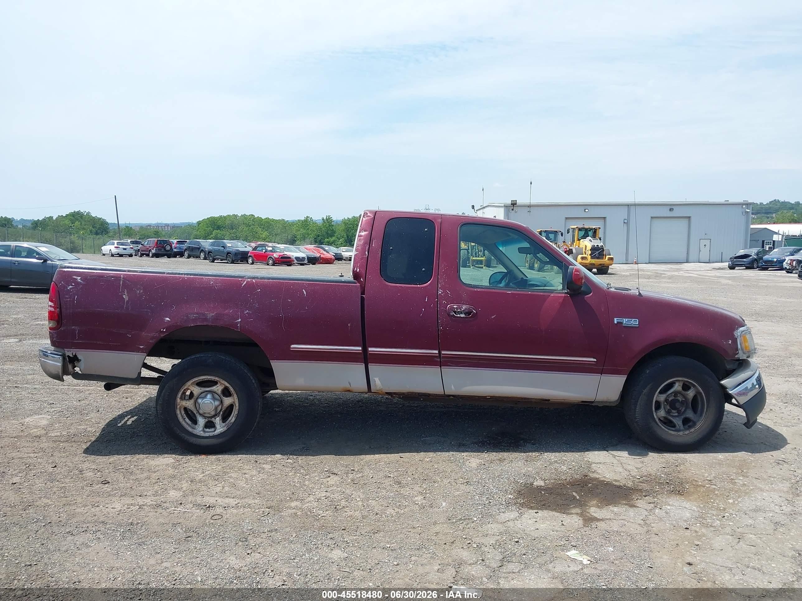 1998 Ford F-150 Standard/xl/xlt Burgundy vin: 1FTZX1727WNB06988