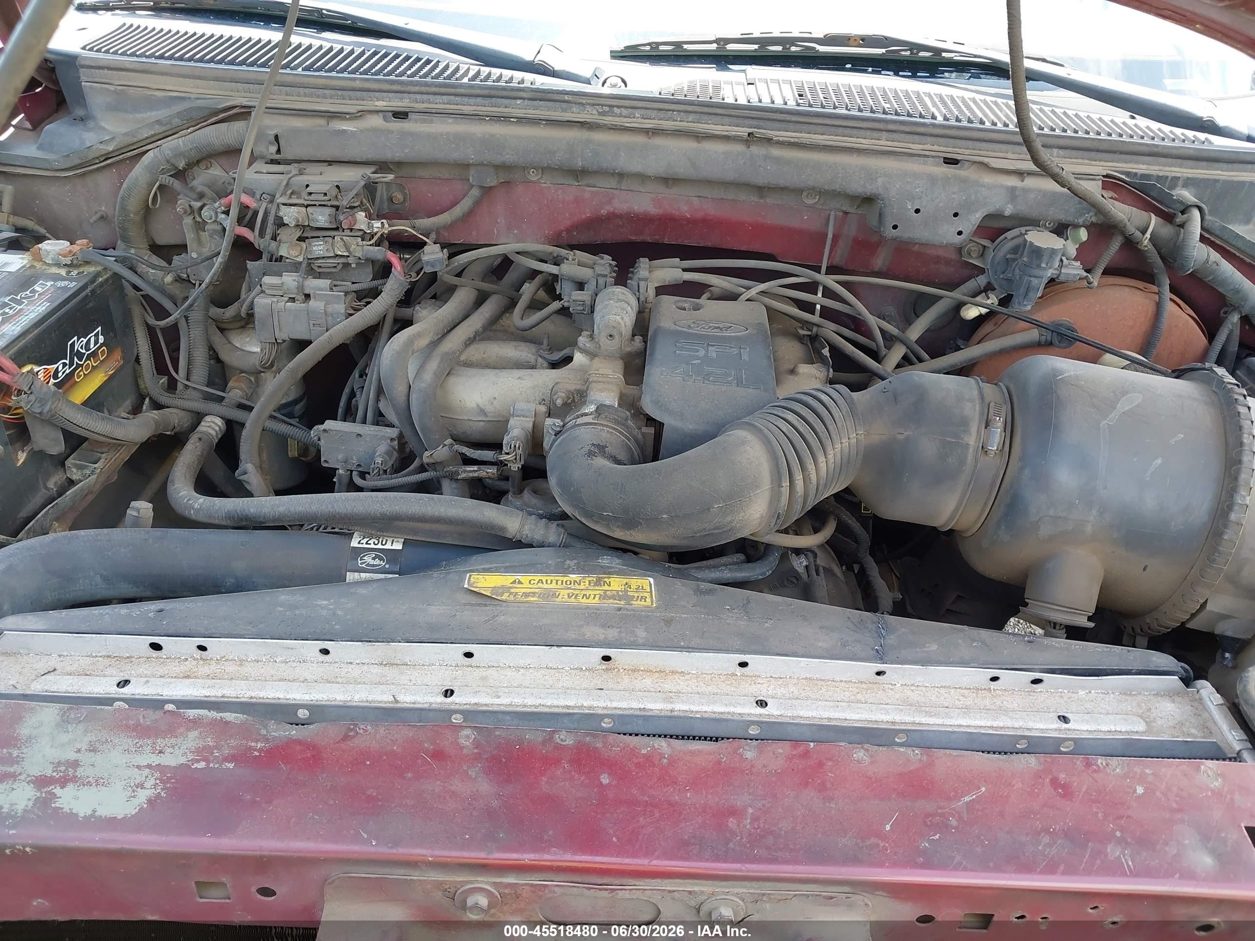 1998 Ford F-150 Standard/xl/xlt Burgundy vin: 1FTZX1727WNB06988