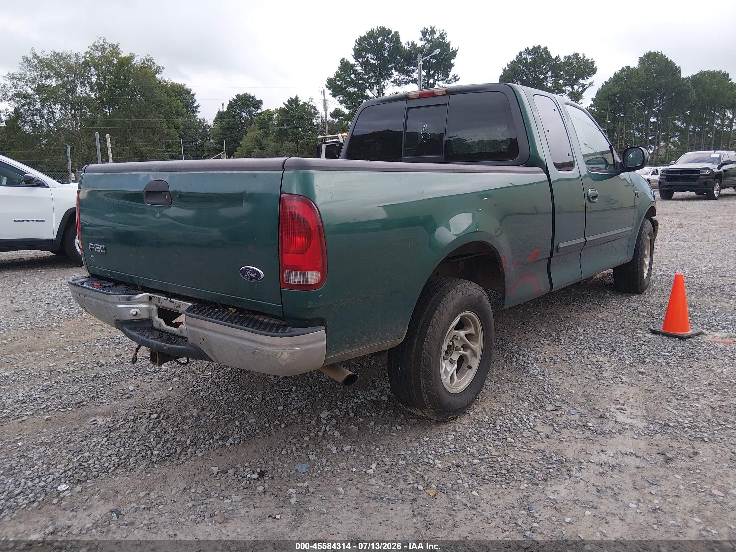 1999 Ford F-150 Work Series/xl/xlt Green vin: 1FTZX1727XKB65283