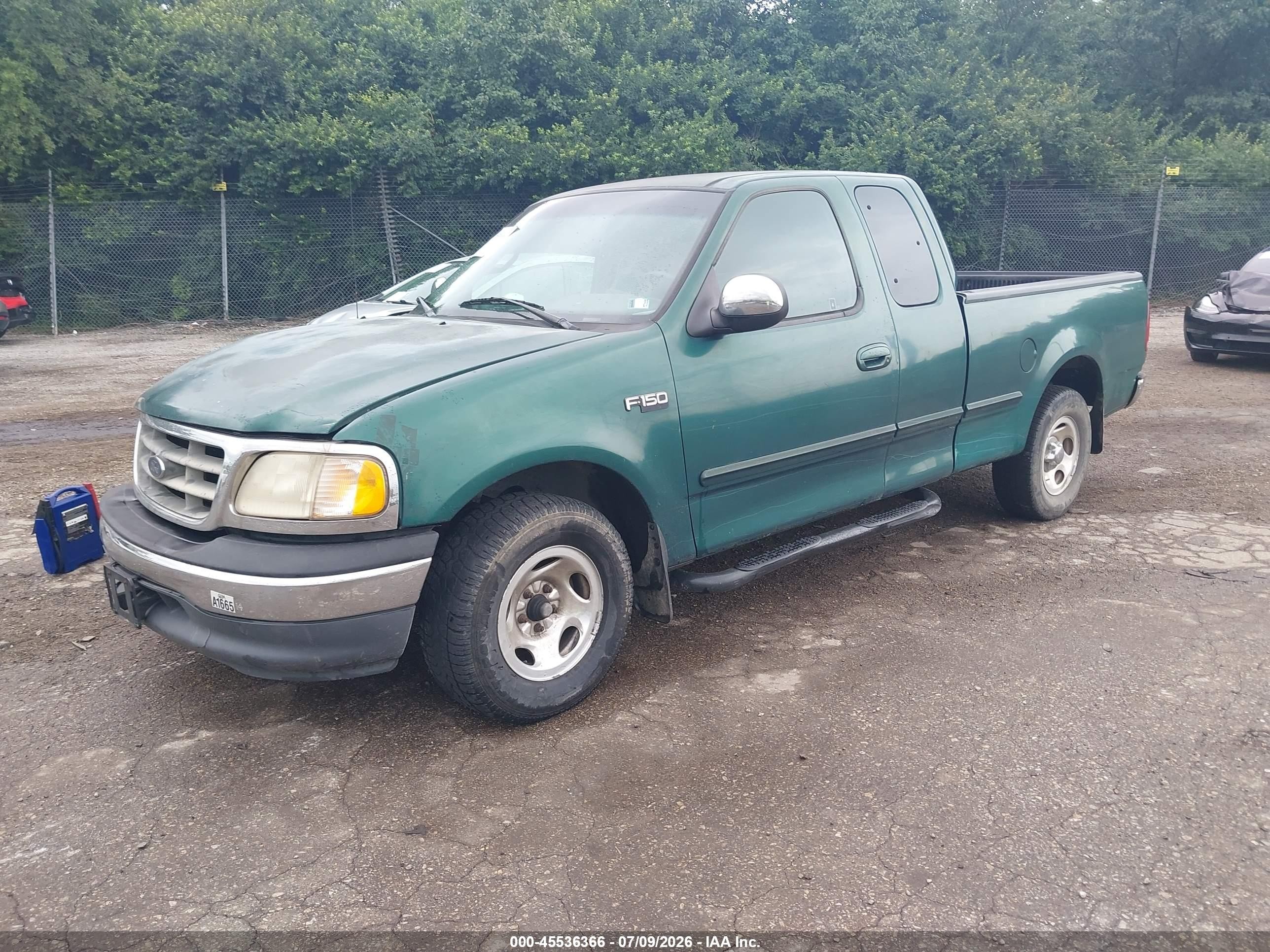 1999 Ford F-150 Work Series/xl/xlt Зеленый vin: 1FTZX1727XNA03765