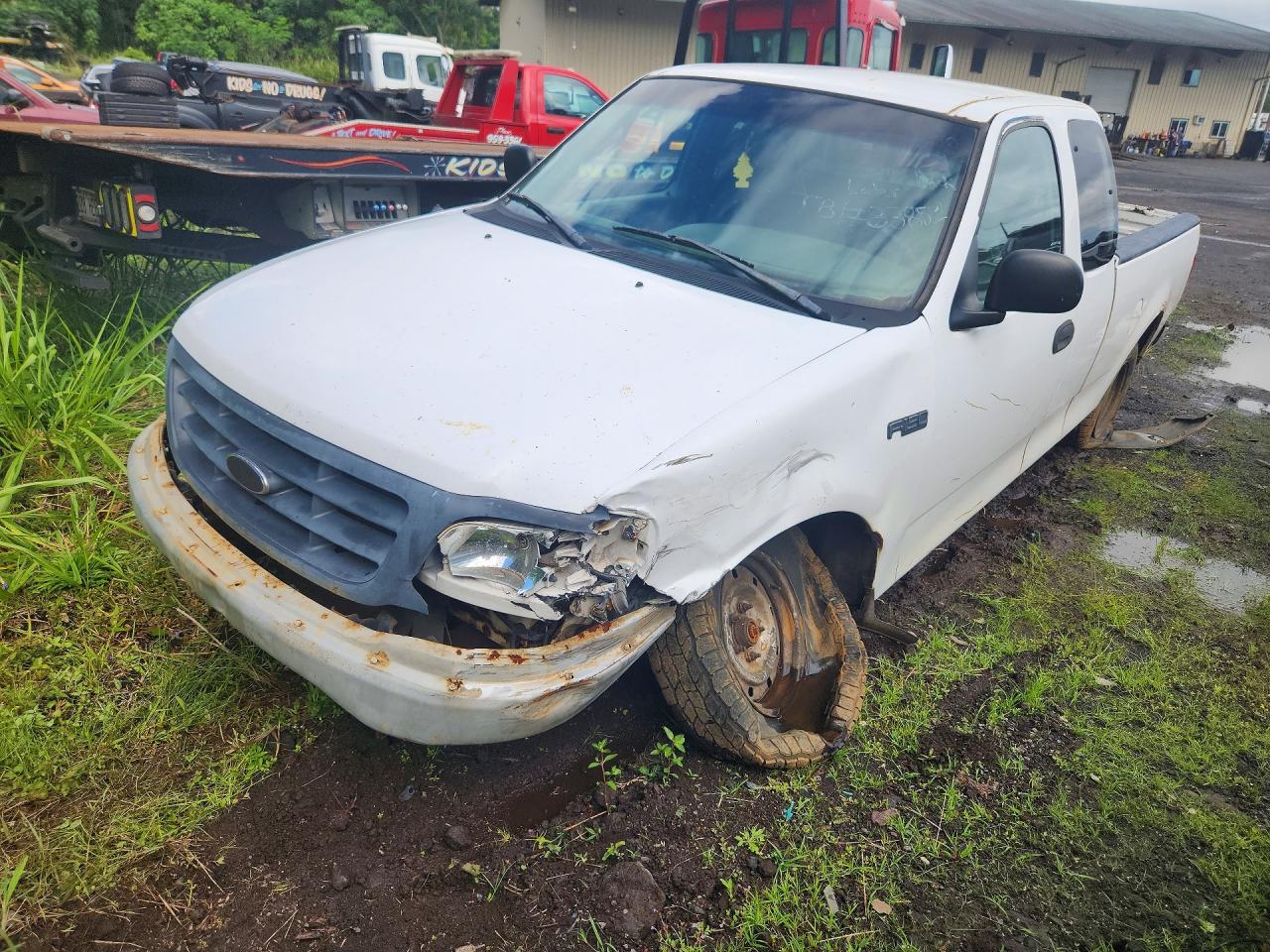 2000 Ford F150 White vin: 1FTZX1727YKB02038