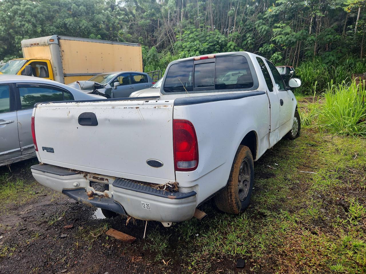 2000 Ford F150 White vin: 1FTZX1727YKB02038