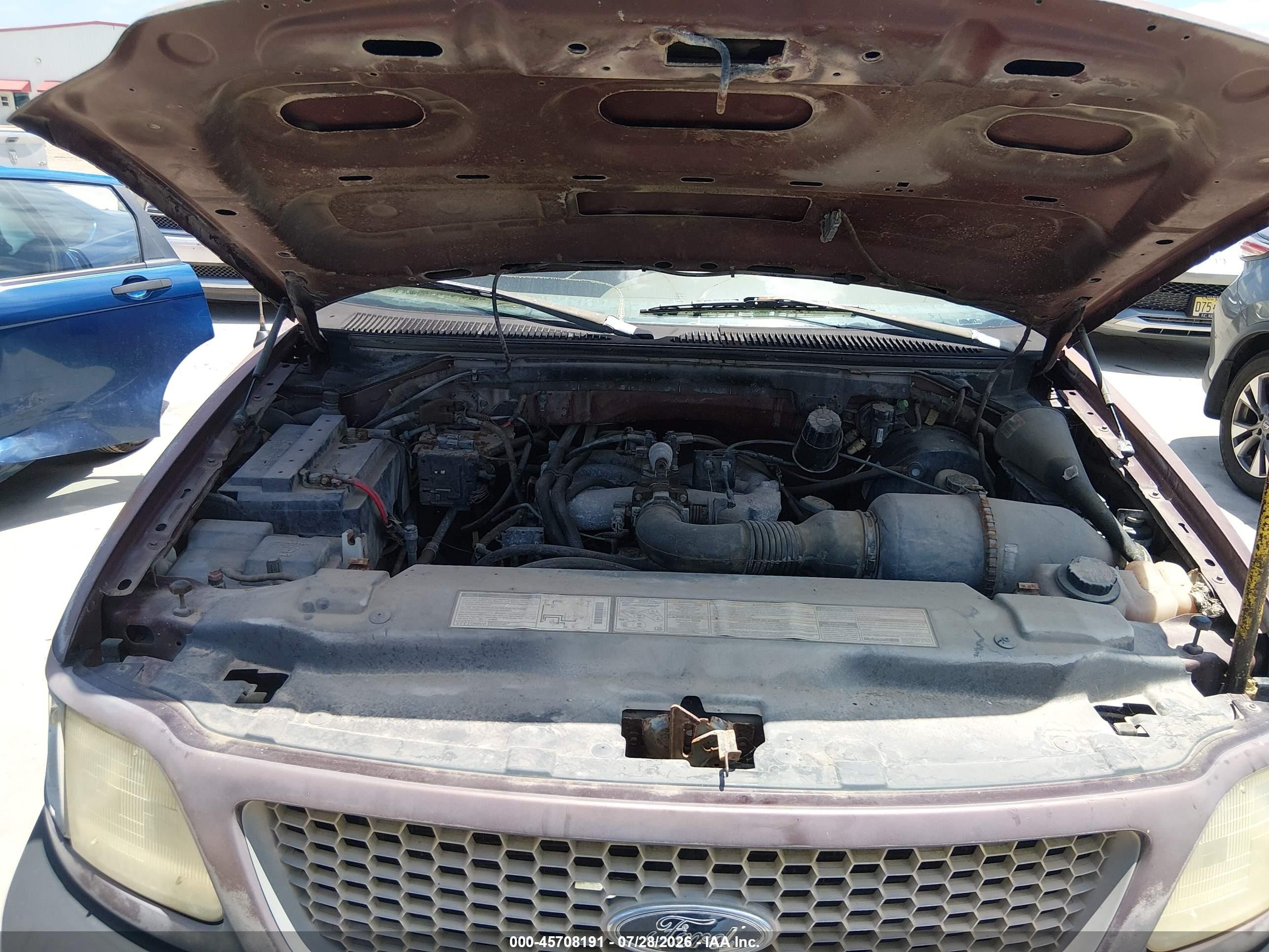 2000 Ford F-150 Work Series/xl/xlt Purple vin: 1FTZX1727YKB20555