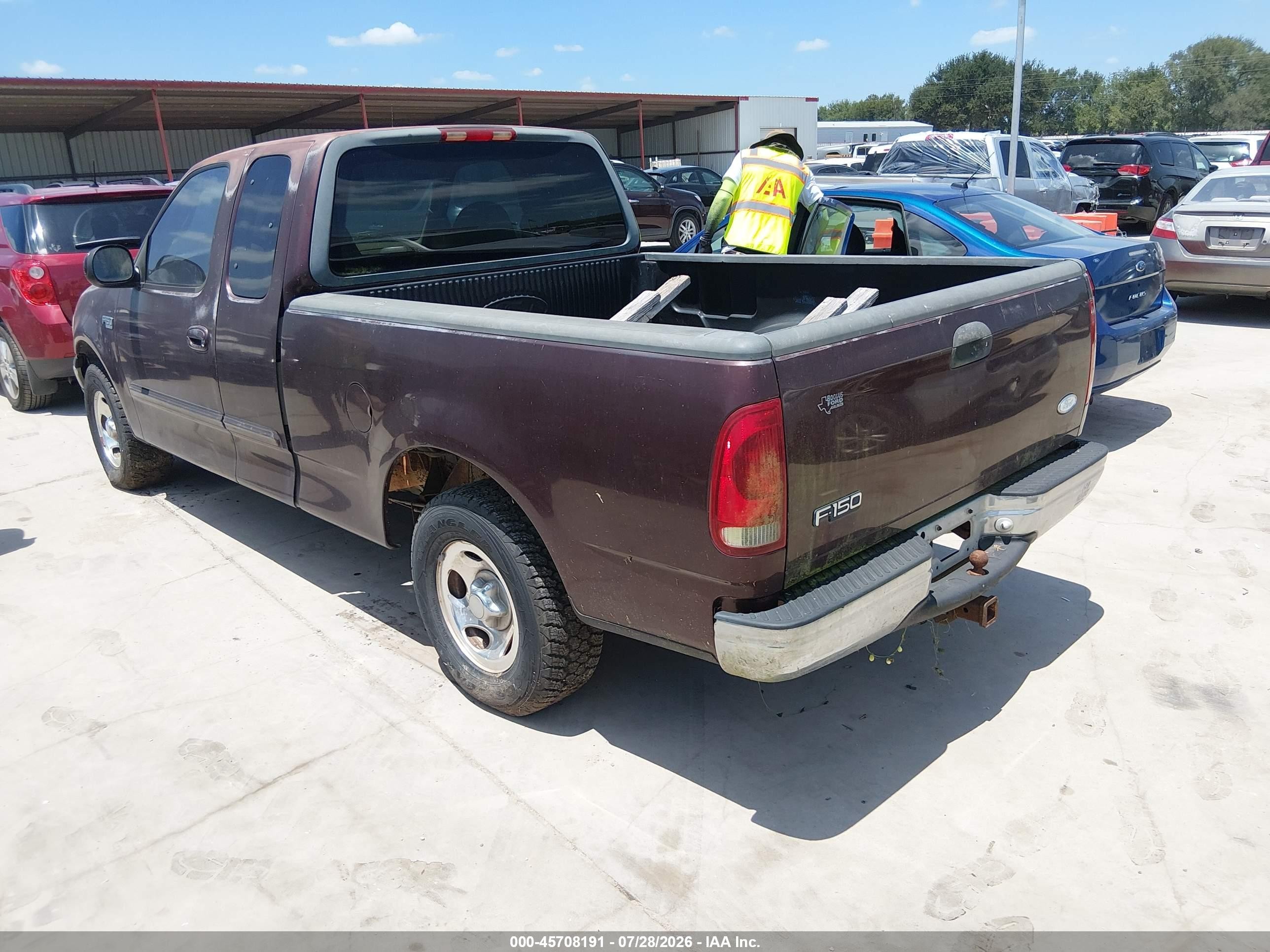 2000 Ford F-150 Work Series/xl/xlt Purple vin: 1FTZX1727YKB20555