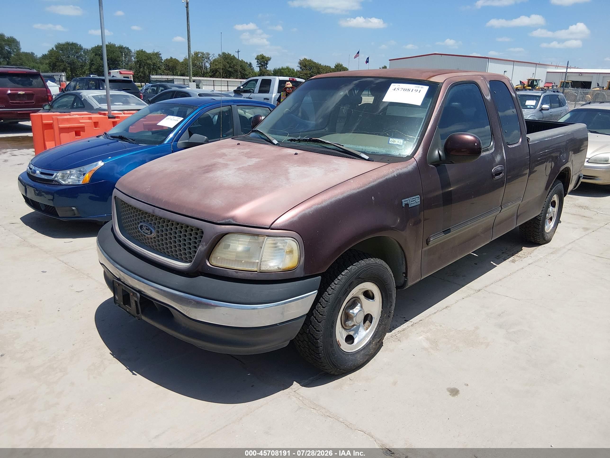 2000 Ford F-150 Work Series/xl/xlt Purple vin: 1FTZX1727YKB20555