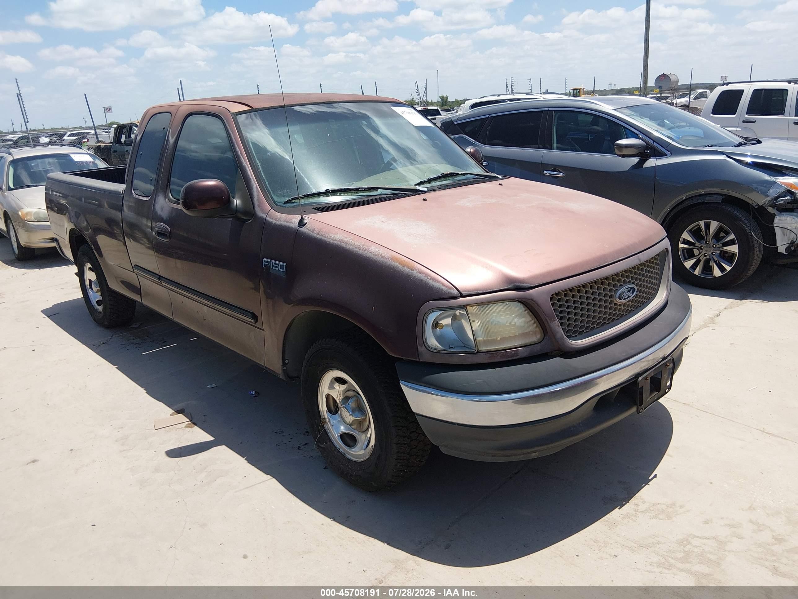 2000 Ford F-150 Work Series/xl/xlt Purple vin: 1FTZX1727YKB20555