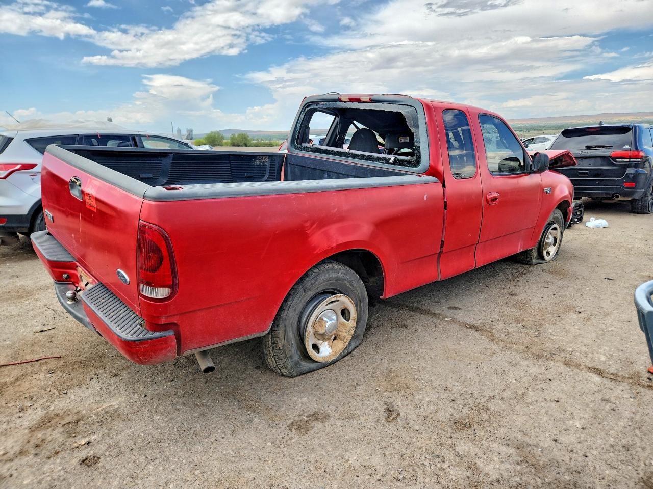 2001 Ford F150 Red vin: 1FTZX17281KE67169