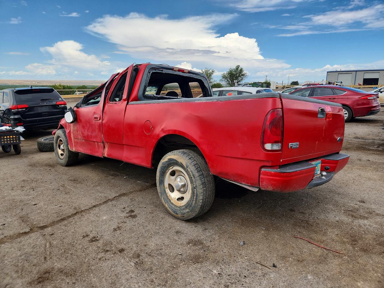 2001 Ford F150 Red vin: 1FTZX17281KE67169
