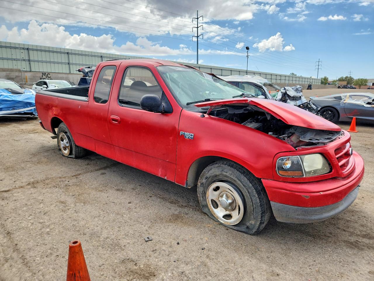 2001 Ford F150 Red vin: 1FTZX17281KE67169