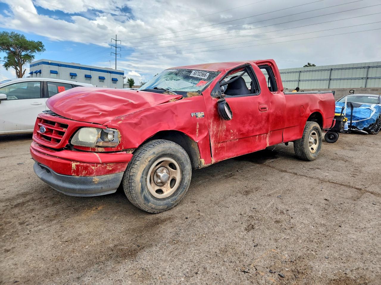 2001 Ford F150 Red vin: 1FTZX17281KE67169