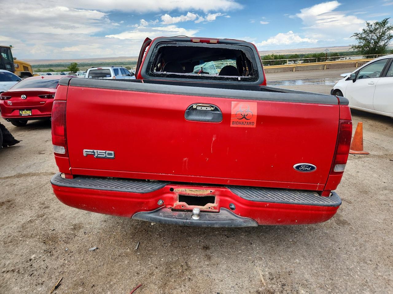 2001 Ford F150 Red vin: 1FTZX17281KE67169