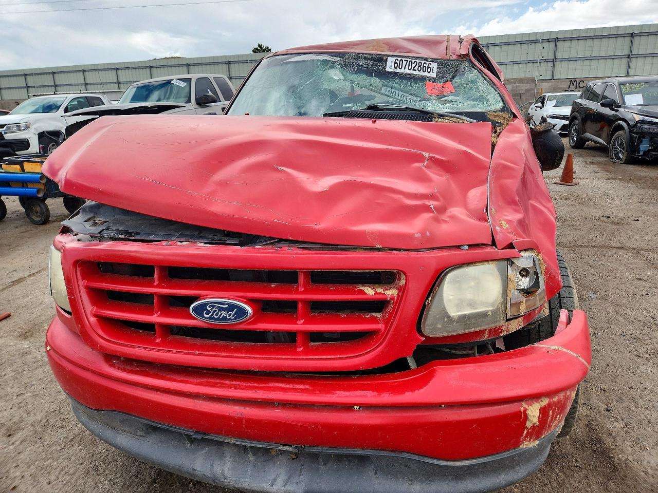 2001 Ford F150 Red vin: 1FTZX17281KE67169