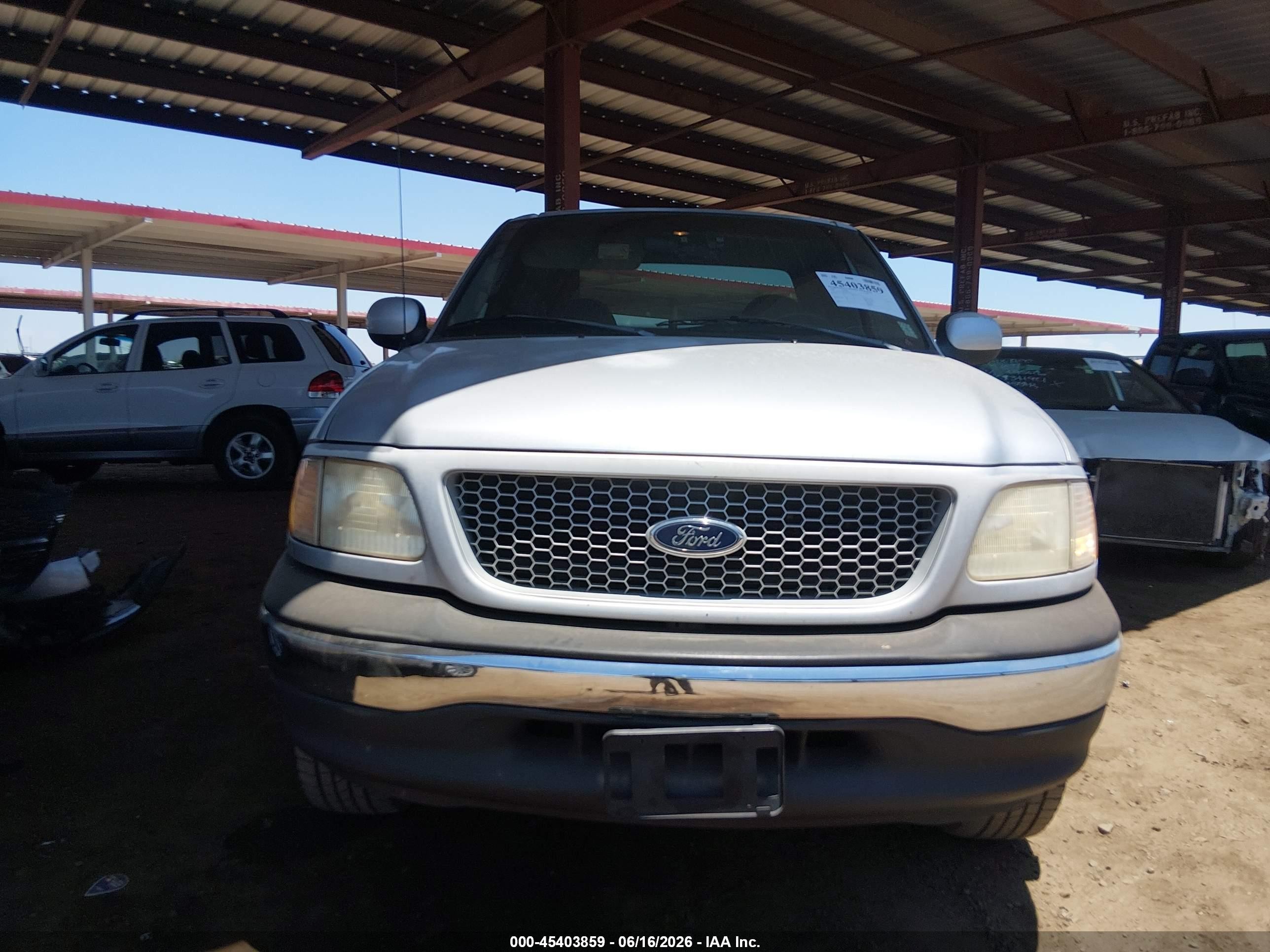 1999 Ford F-150 Work Series/xl/xlt Silver vin: 1FTZX1728XNB57594
