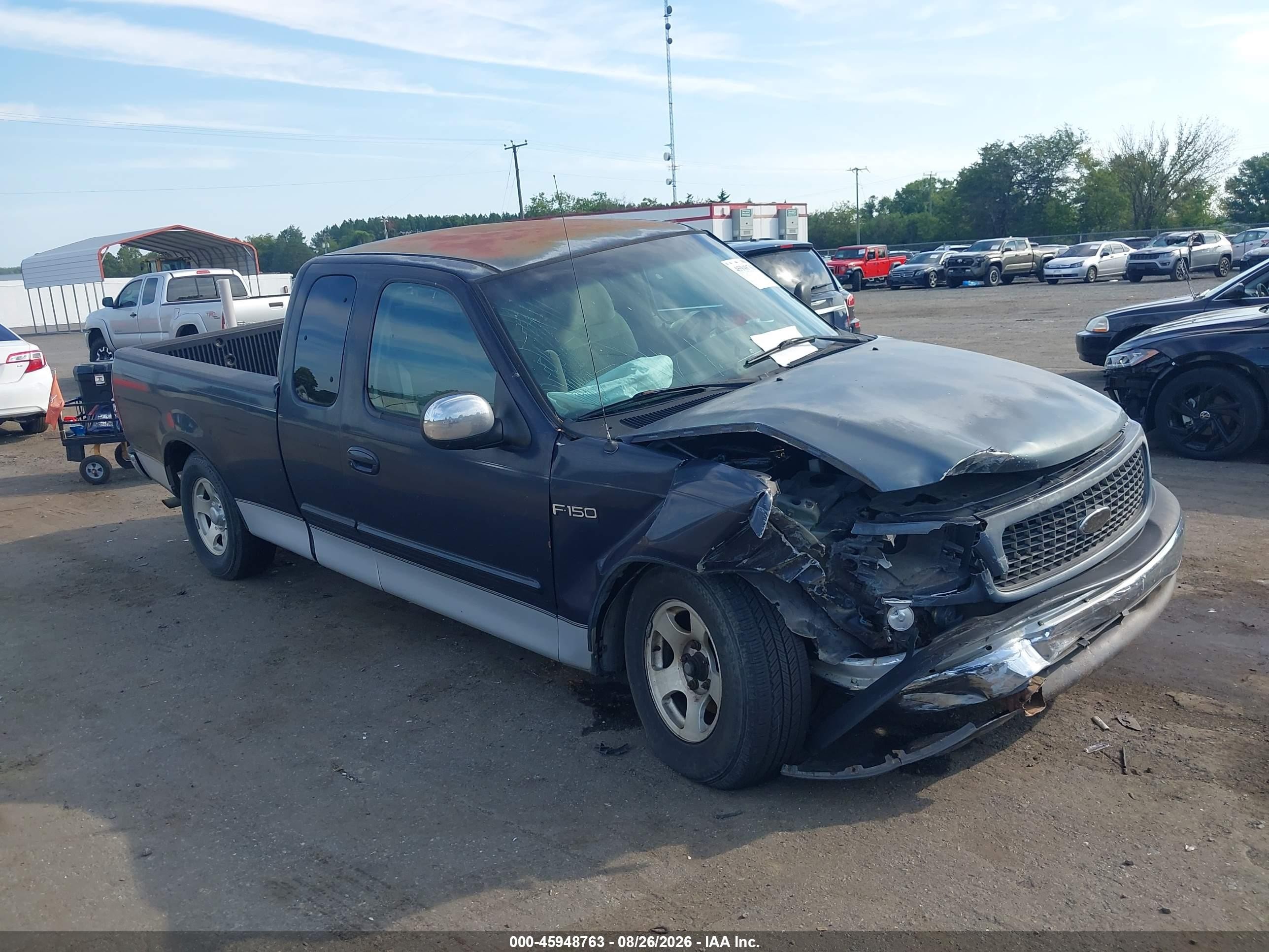 2000 Ford F-150 Work Series/xl/xlt Blue vin: 1FTZX1728YNB06047